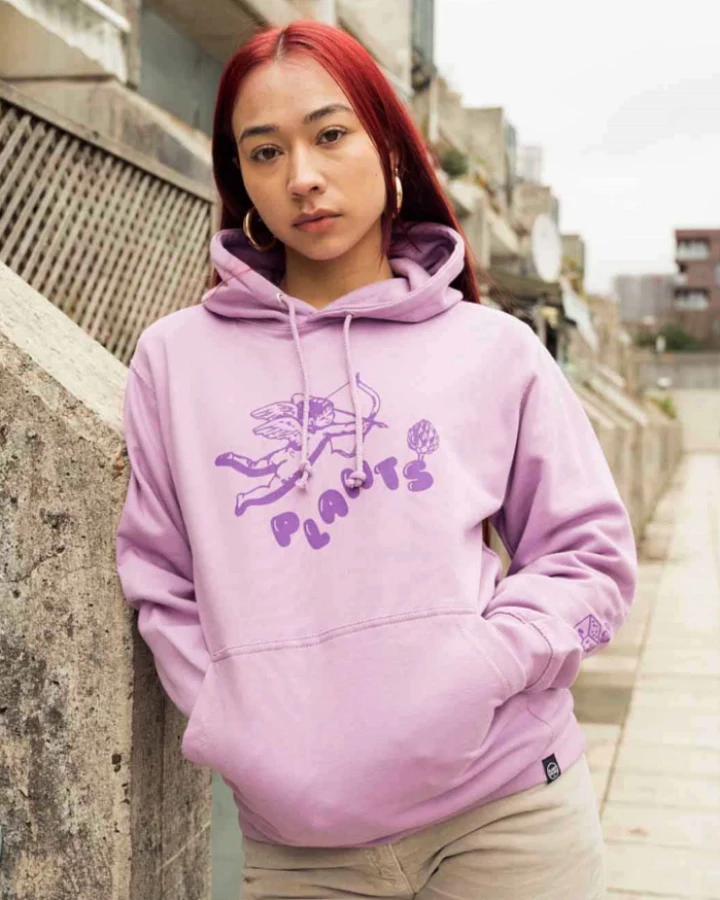 Plant Faced Clothing Damen vegan Hoodie Heavenly Lavendel Lila