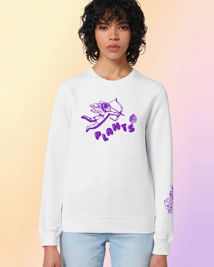 Plant Faced Clothing Damen vegan Pullover Heavenly White