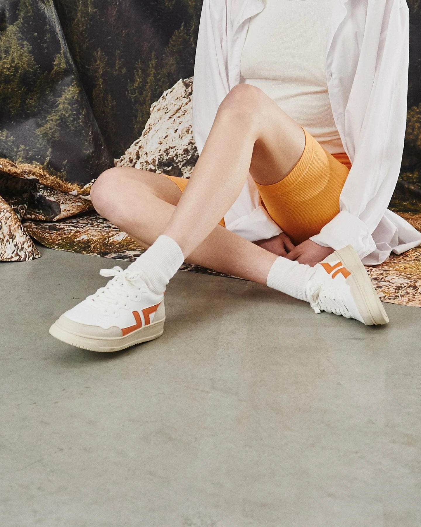 Zèta Herren vegan Sneaker Bêta B1 Orange – Ansicht 2