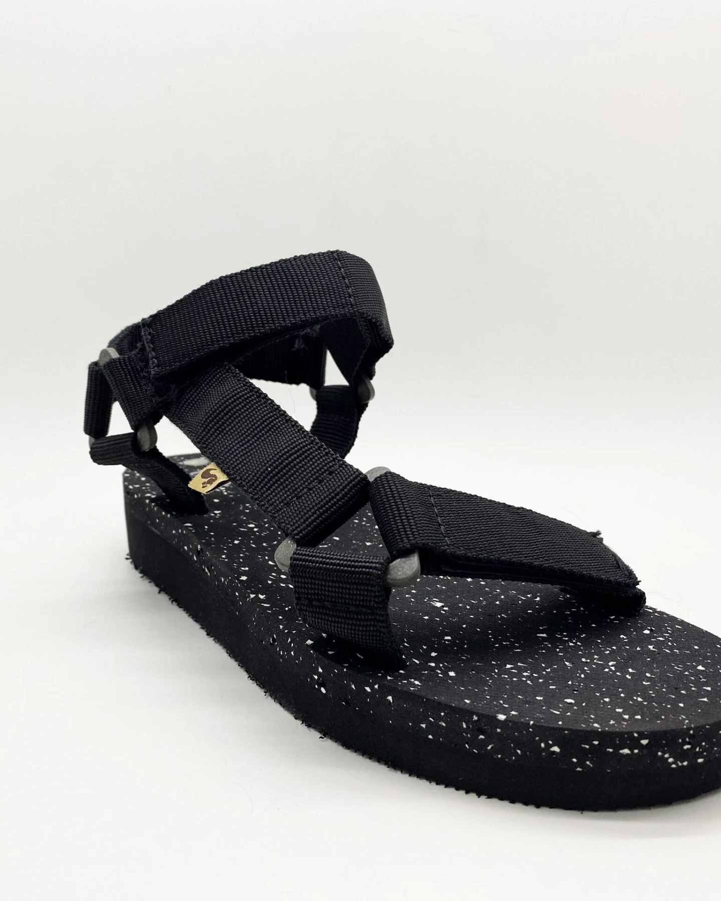thies Damen vegan Eco Trek Sandale Vegan Schwarz (W/X) – Ansicht 2
