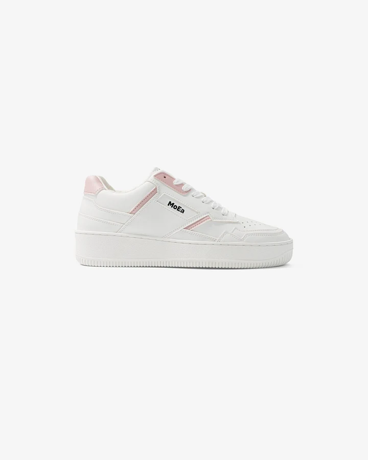 MoEa Herren vegan Sneaker Gen1 - Mais Weiß & Rosa