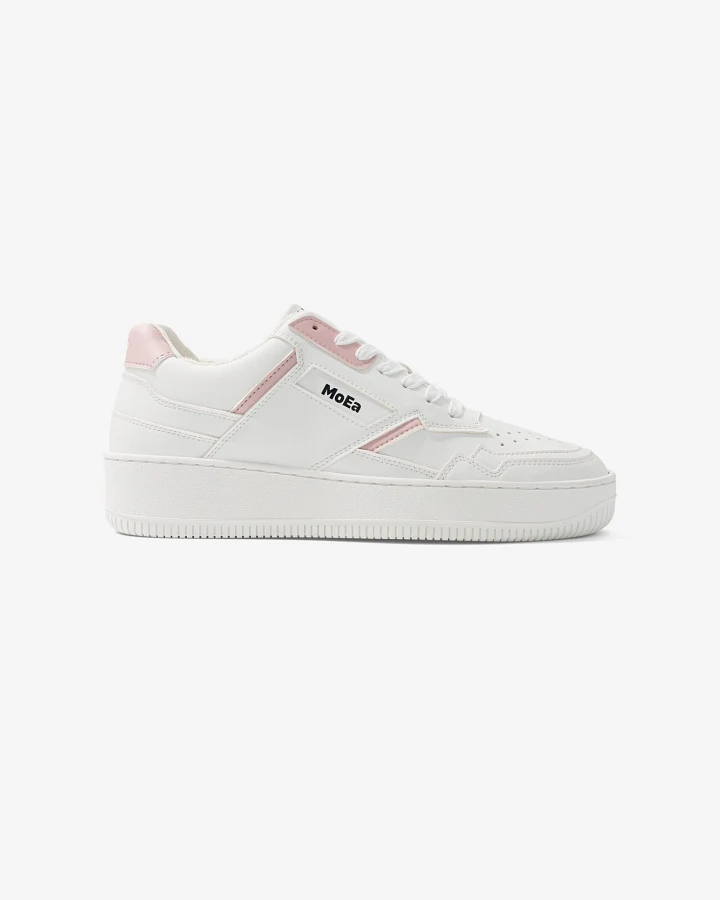 MoEa Herren vegan Sneaker Gen1 - Mais Weiß & Rosa