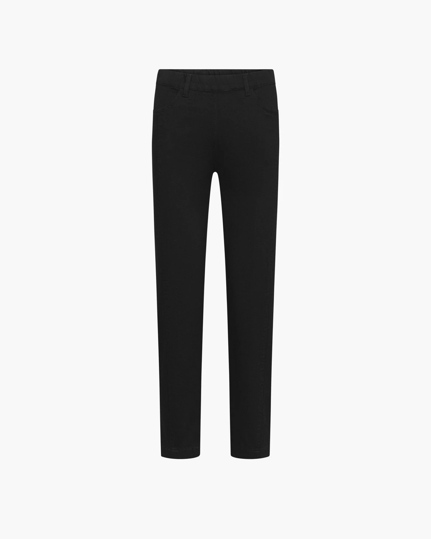 LAURIE Damen vegan Jeans Piper Pure Regular Crop Schwarz – Ansicht 2