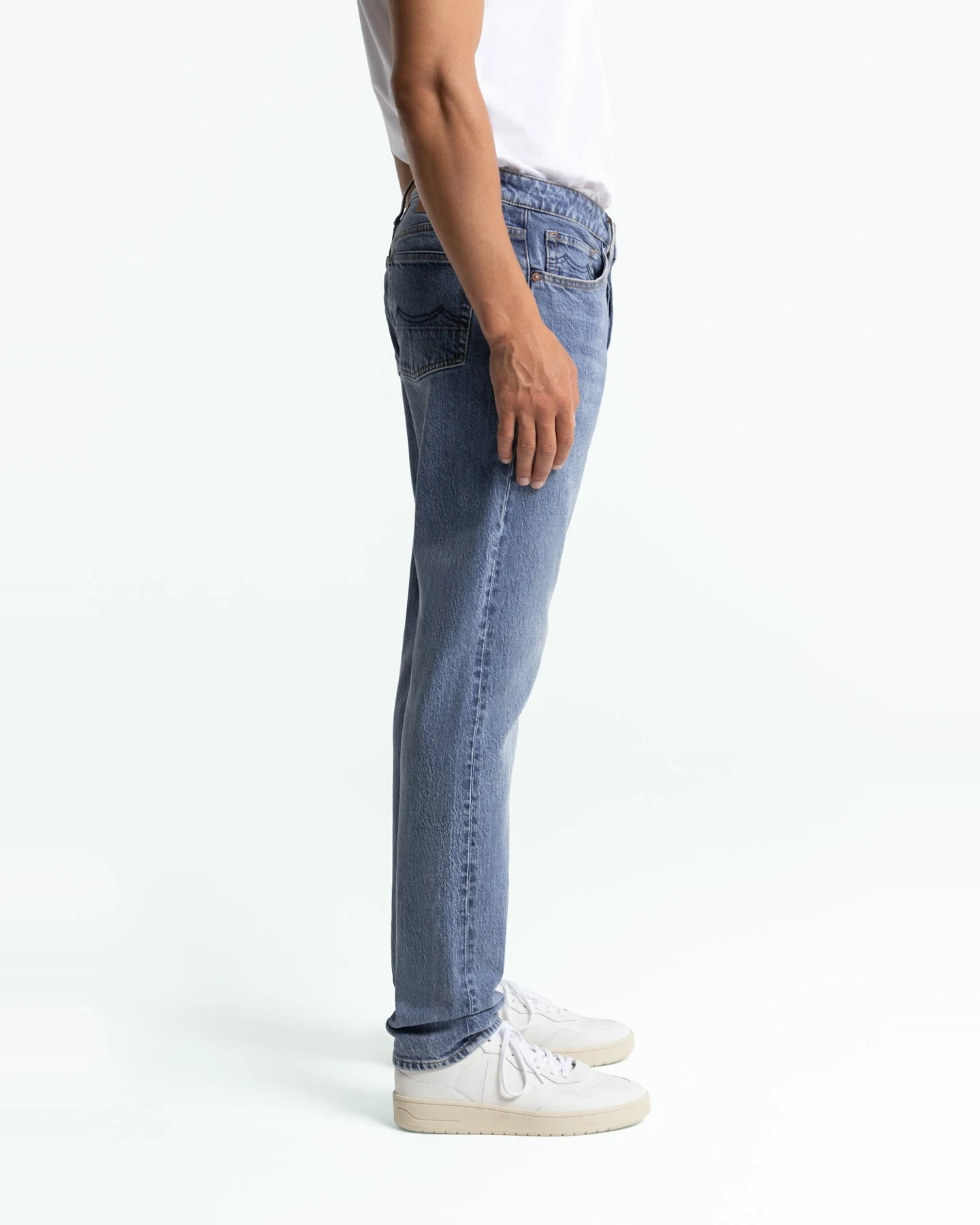 Kings of Indigo Herren vegan Jeans Addo Xavier Blau Marmor – Ansicht 2