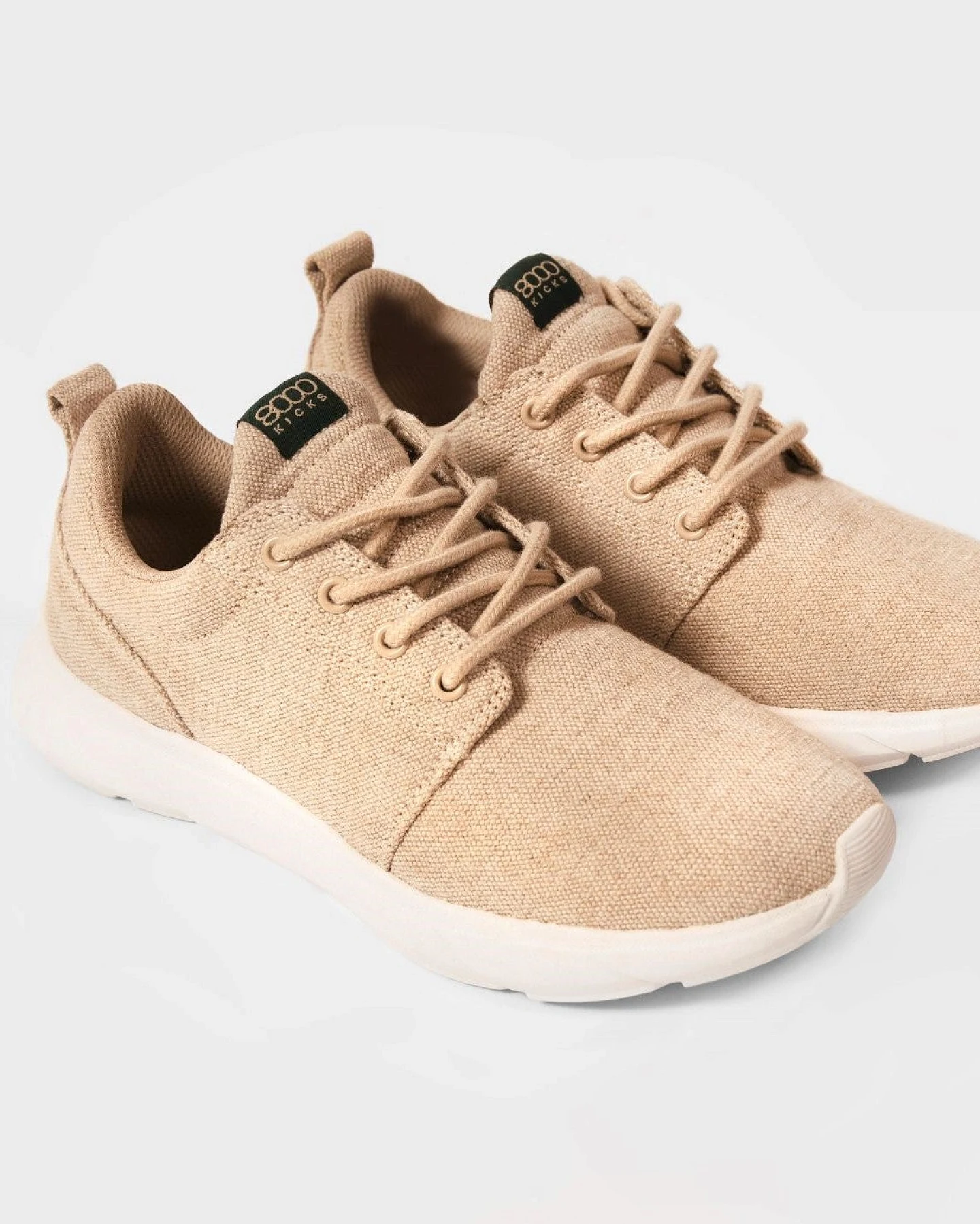 8000kicks EU Damen vegan Sneaker Damen Explorer V2 Beige – Ansicht 2
