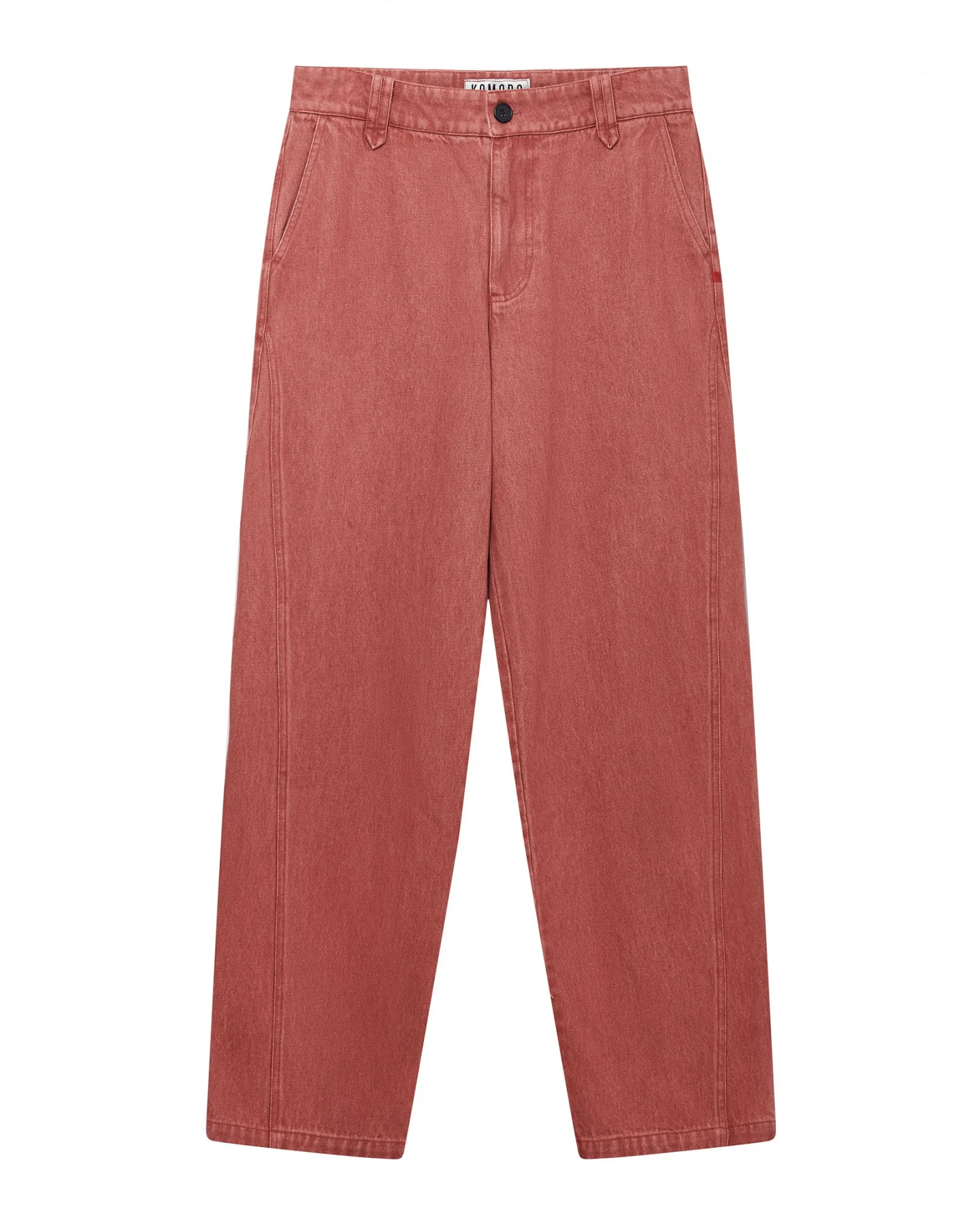KOMODO Herren vegan Hose Makulu Wash Rot – Ansicht 2