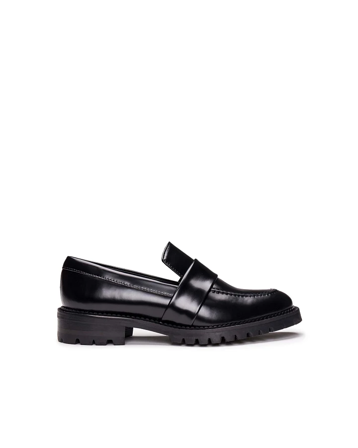 NAE Damen vegan Loafers Elena Schwarz