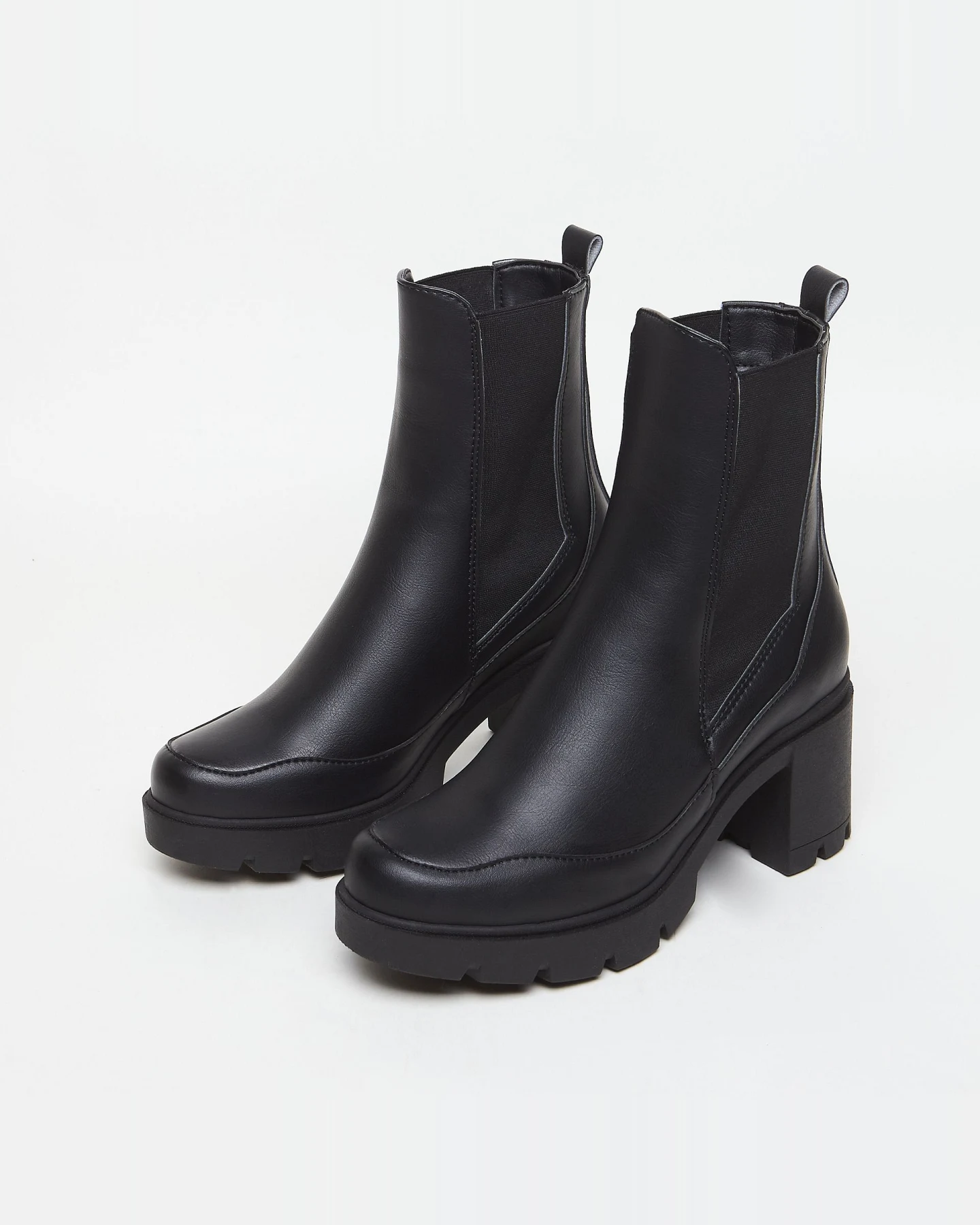 AGAZI Damen vegan Stiefel Vicky Vegan Eco-Leder Schwarz – Ansicht 2