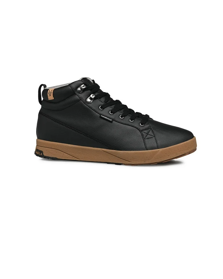 SAOLA Herren vegan Sneaker Herren Bergen Wasserdicht Schwarz