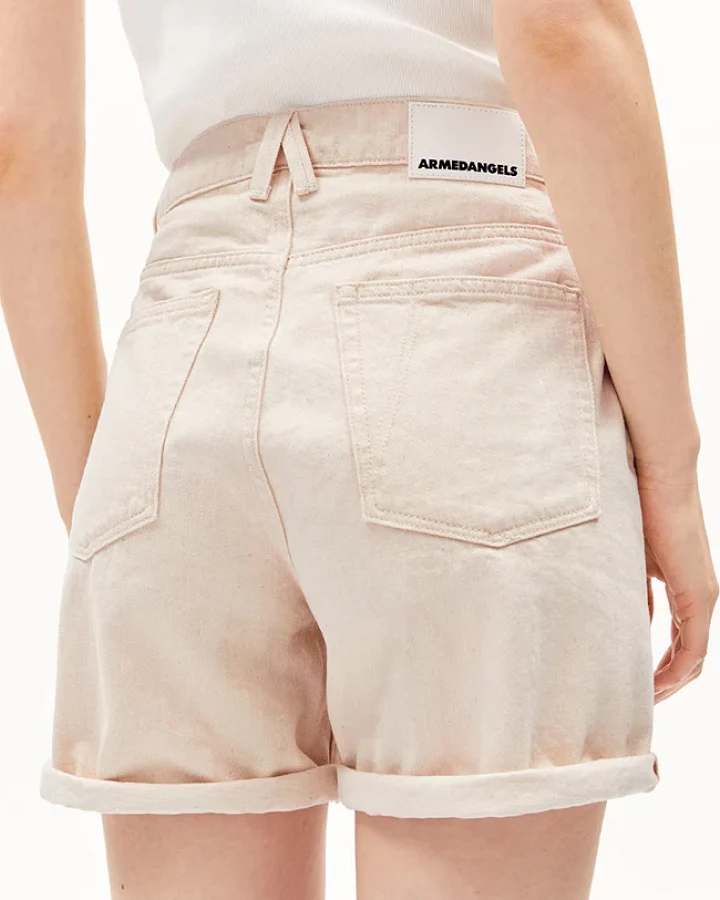 ARMEDANGELS Damen vegan Shorts Sheaari Ungefärbt Beige