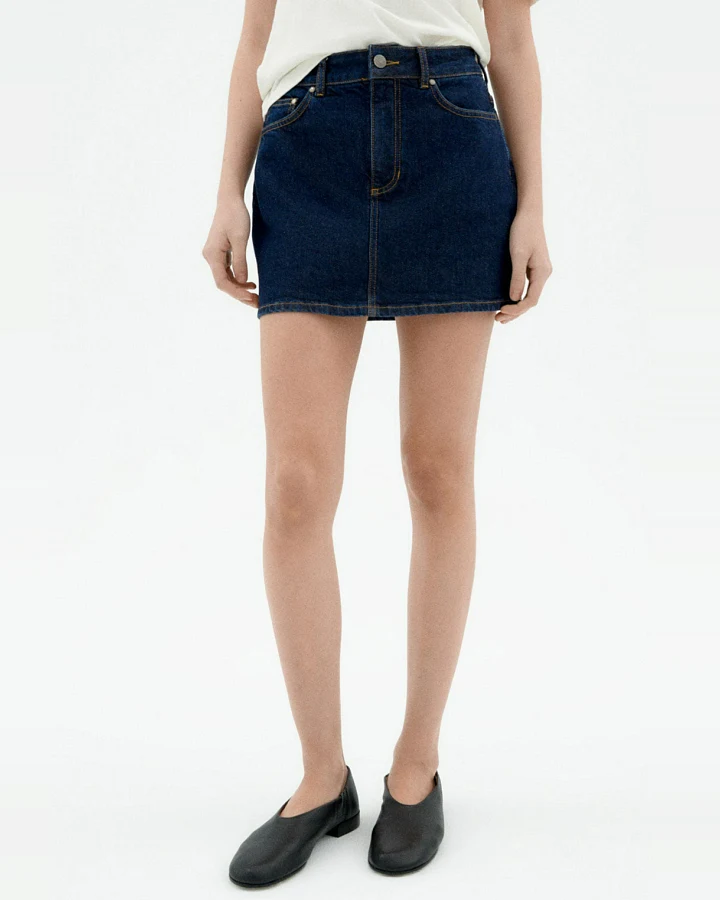 Thinking MU Damen vegan Rock Denim Clean Kimmy Dunkelblau