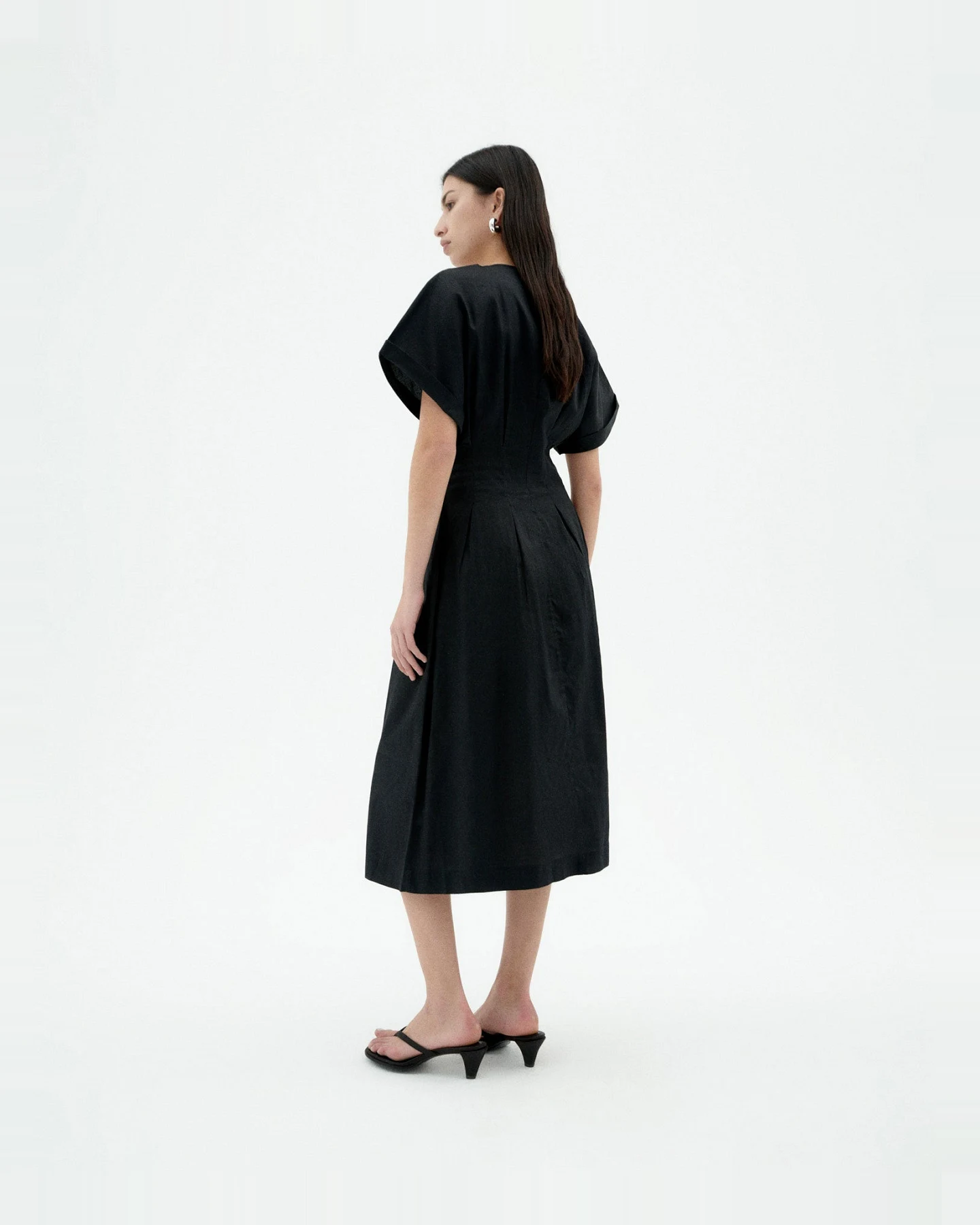 Thinking MU Damen vegan Kleid Laura Schwarz – Ansicht 2