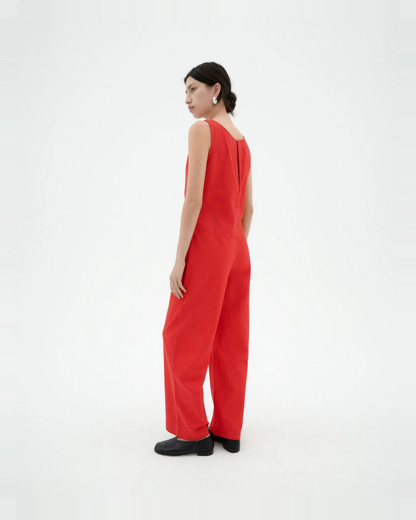Thinking MU Damen vegan Jumpsuit Adriana Rot – Ansicht 2