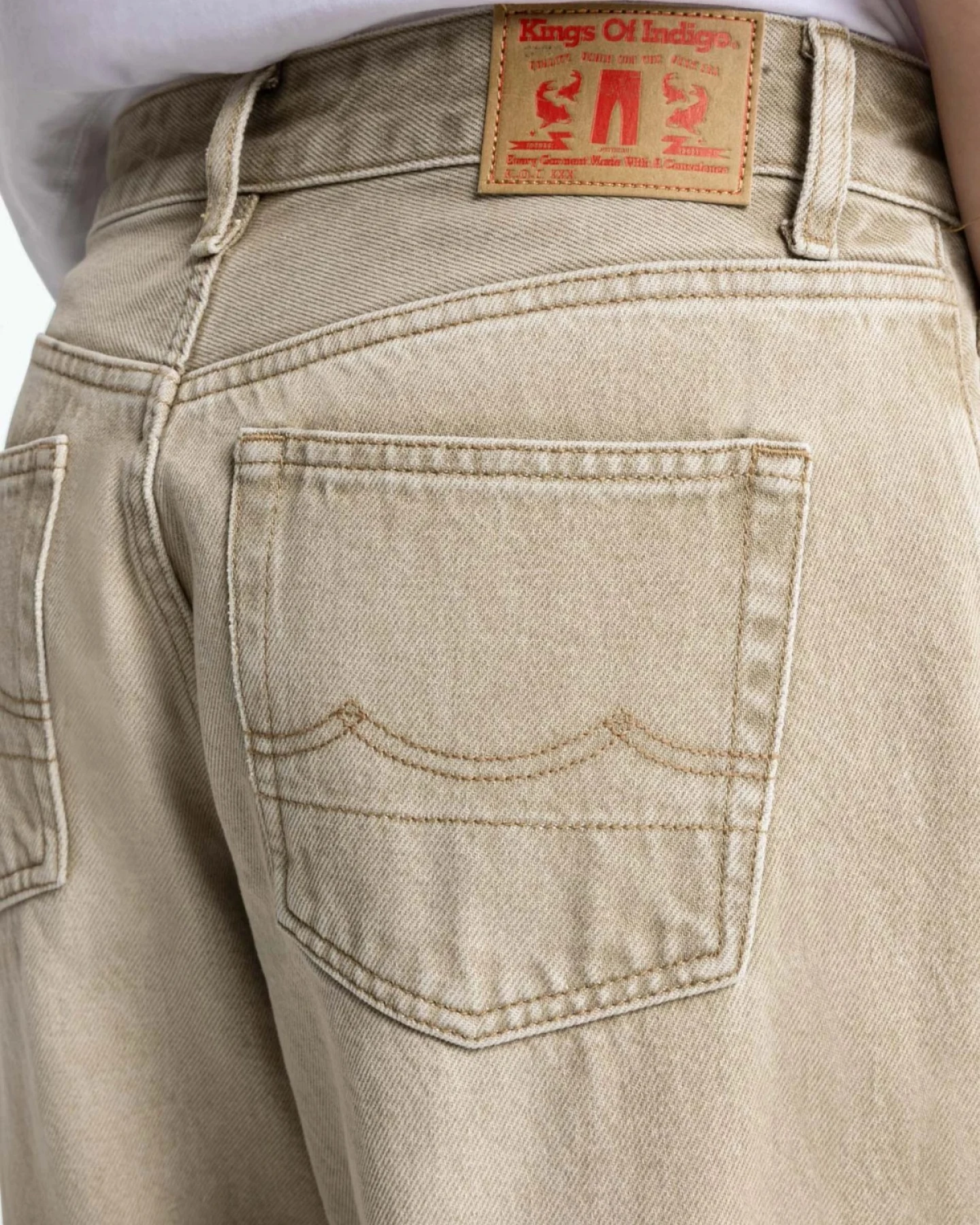 Jeans Joan Twist Retro Beige Worn – Ansicht 6
