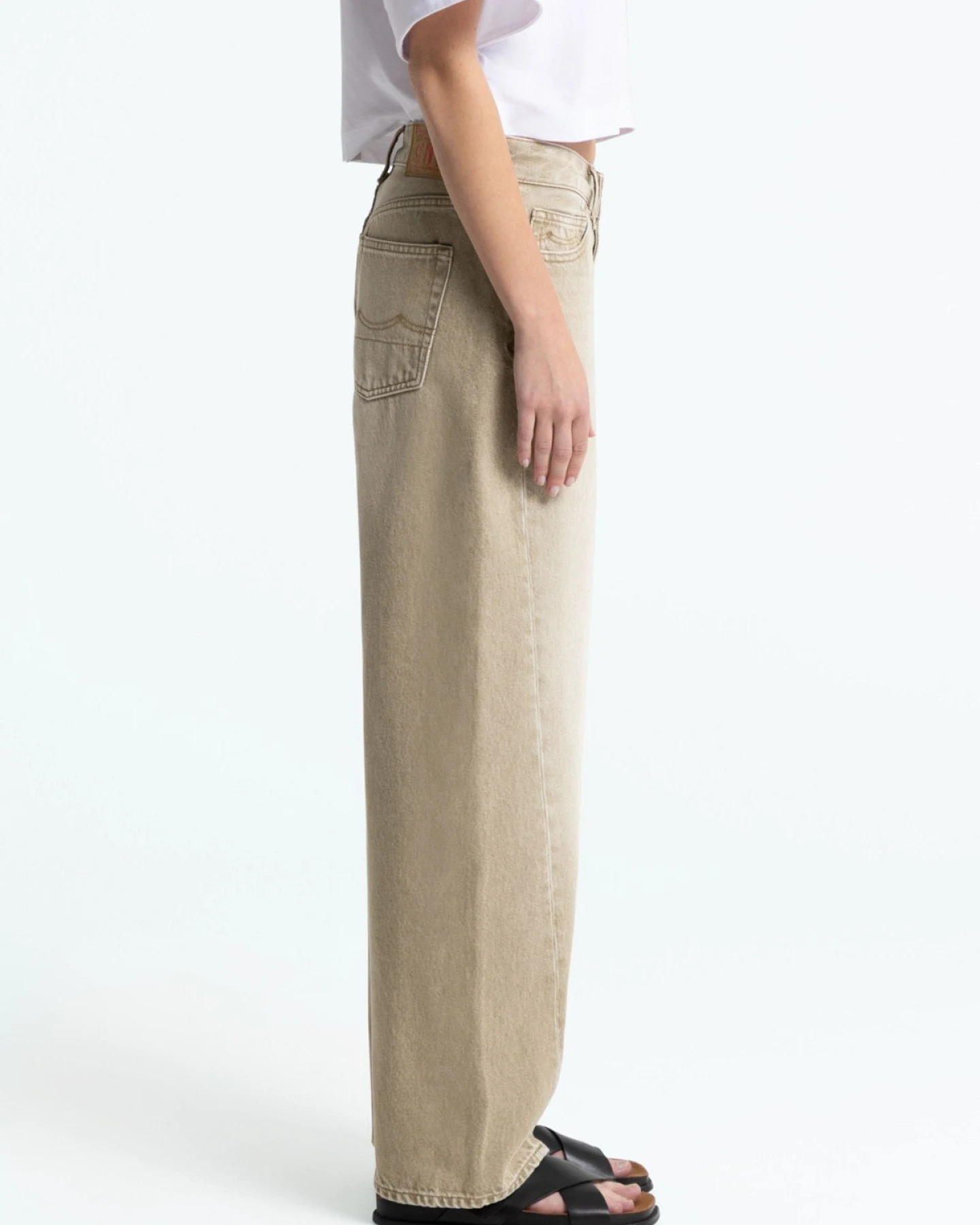 Jeans Joan Twist Retro Beige Worn – Ansicht 4