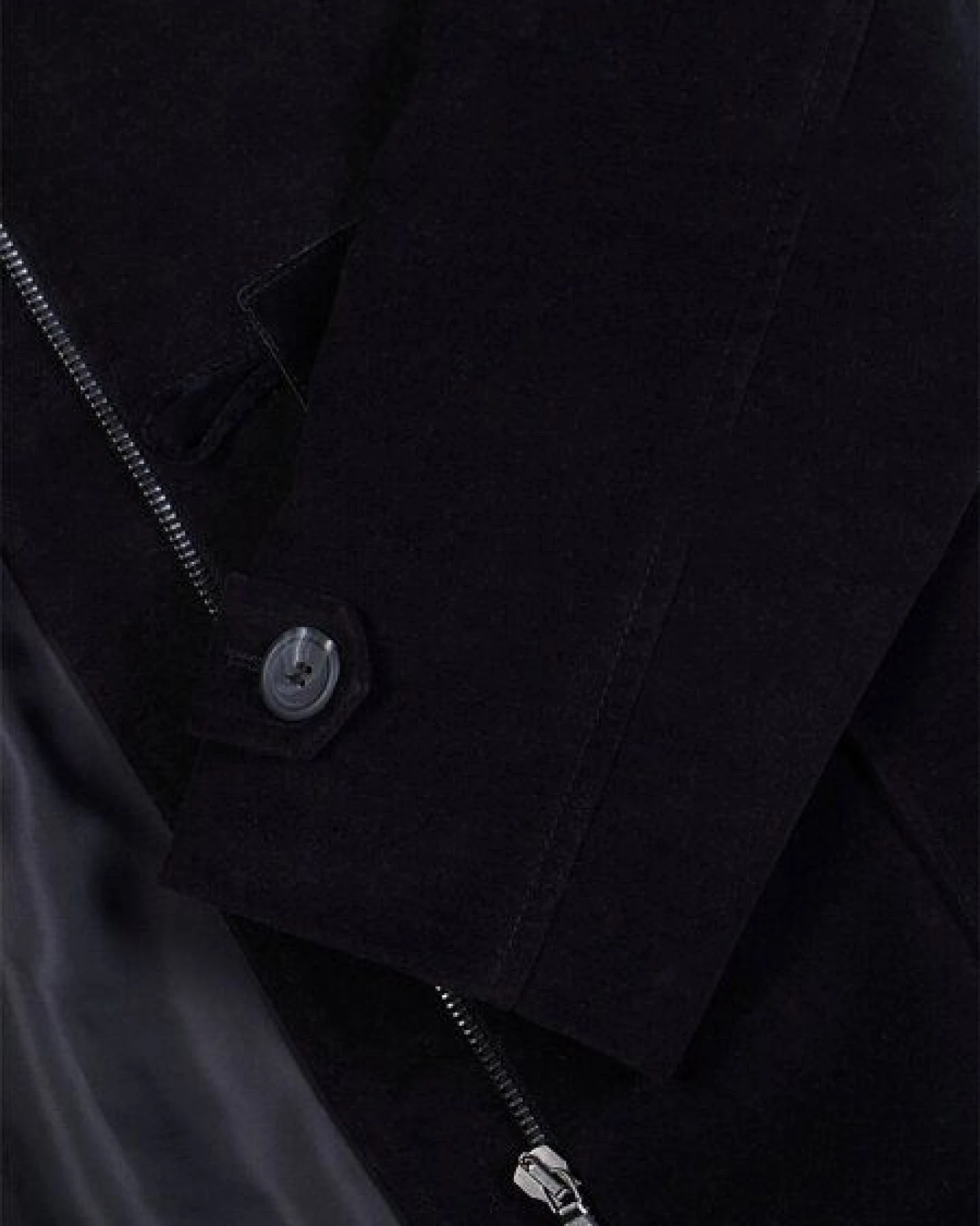 Will's Vegan Shop Duffle Coat aus veganer Wolle mit recyceltem veganem Shearling – Ansicht 3