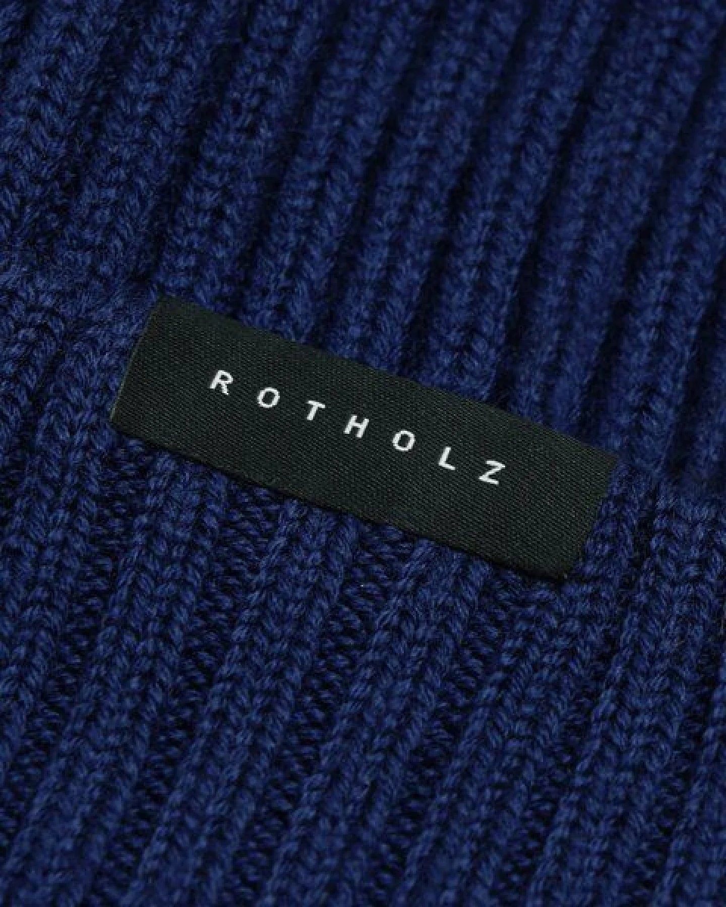Rotholz Short Ribbed Merino Beanie – Ansicht 2