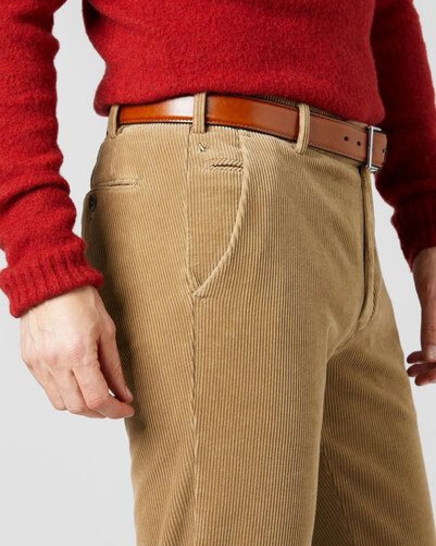 MEYER Superstretch Premium Cord Chino – Ansicht 4