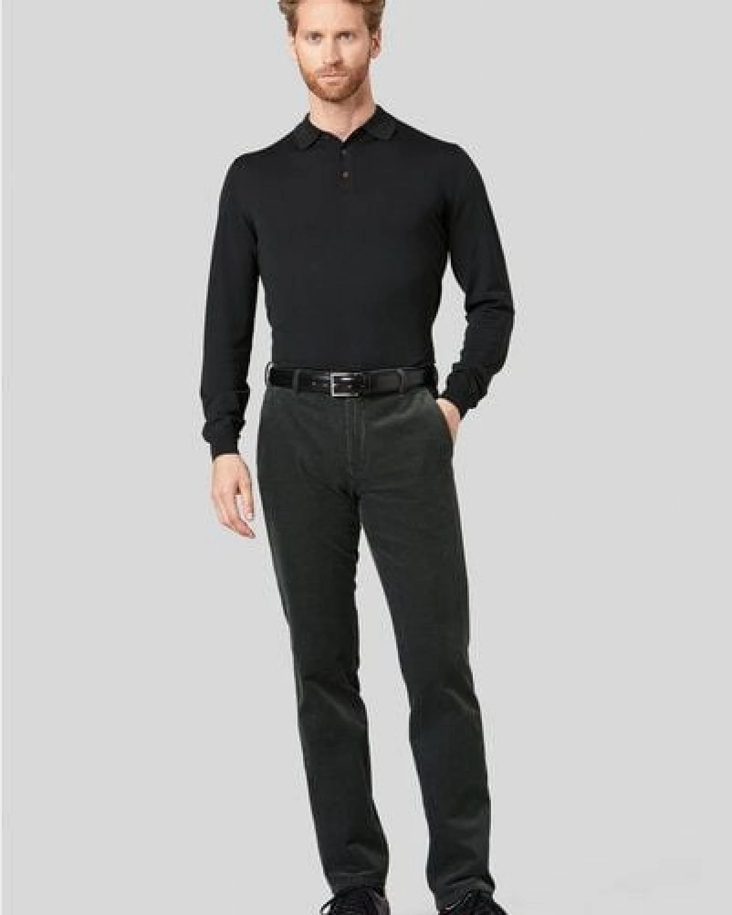 MEYER Superstretch Premium Cord Chino – Ansicht 2