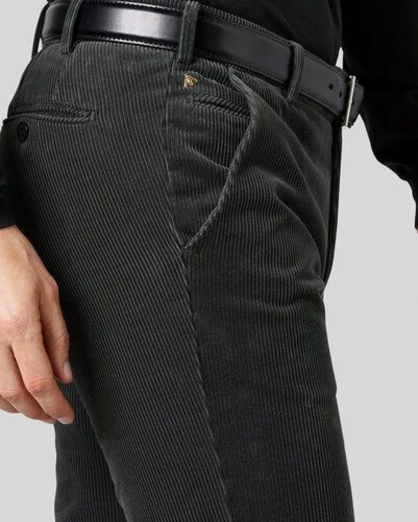 MEYER Superstretch Premium Cord Chino – Ansicht 4