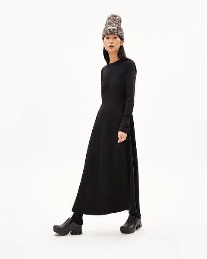 ARMEDANGELS AZURAA SOL - Damen Jerseykleid Slim Fit aus Bio-Baumwoll Mix