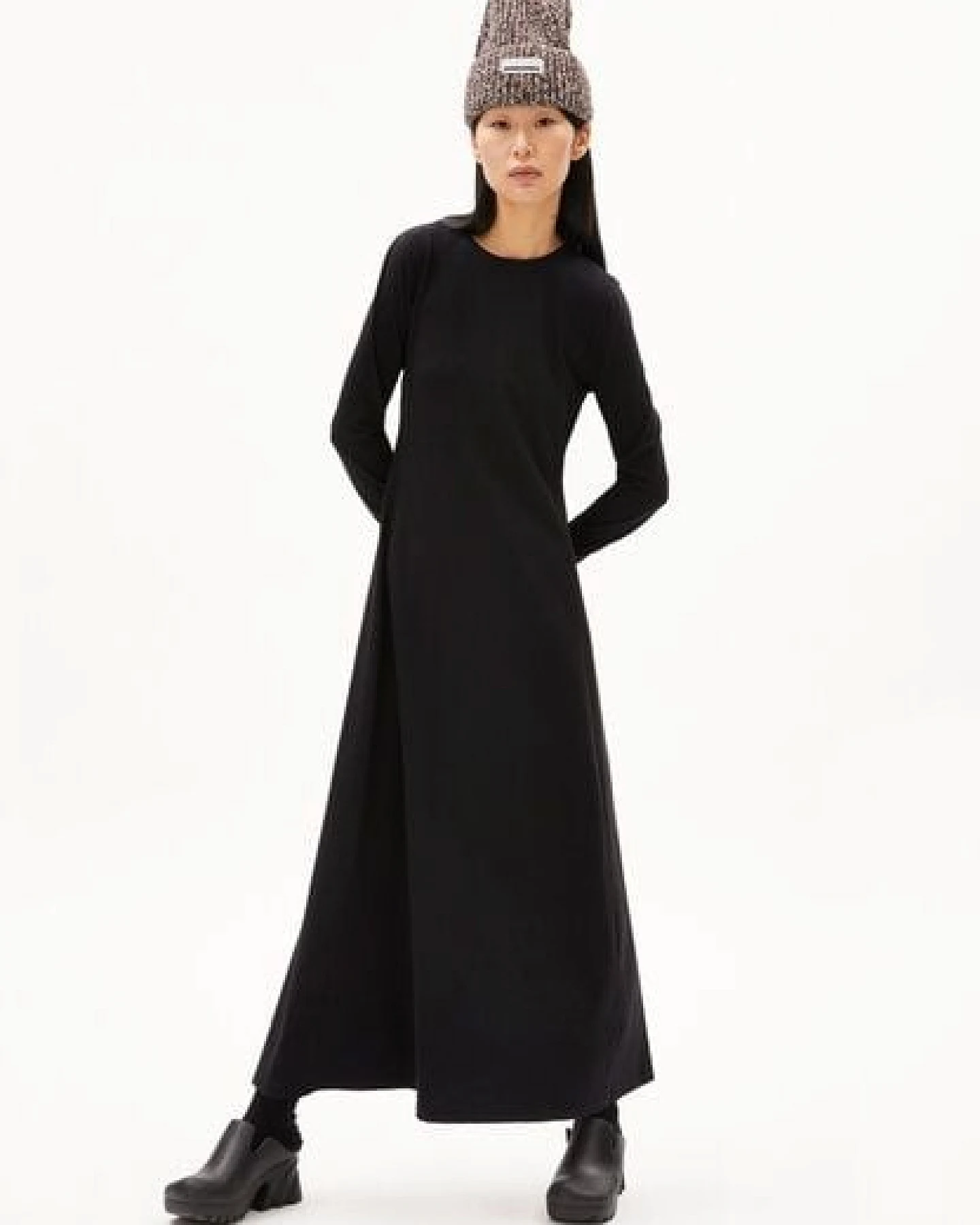ARMEDANGELS AZURAA SOL - Damen Jerseykleid Slim Fit aus Bio-Baumwoll Mix – Ansicht 4