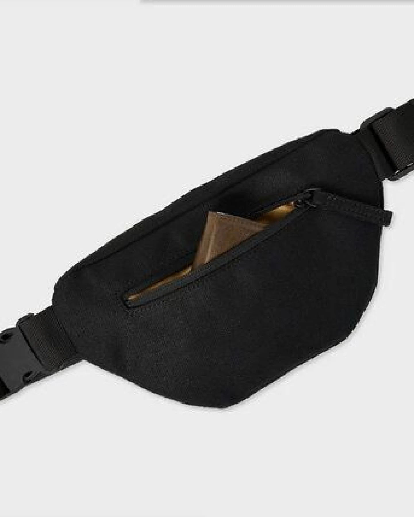 8000Kicks Hanf-Gürteltasche in Schwarz – Ansicht 2