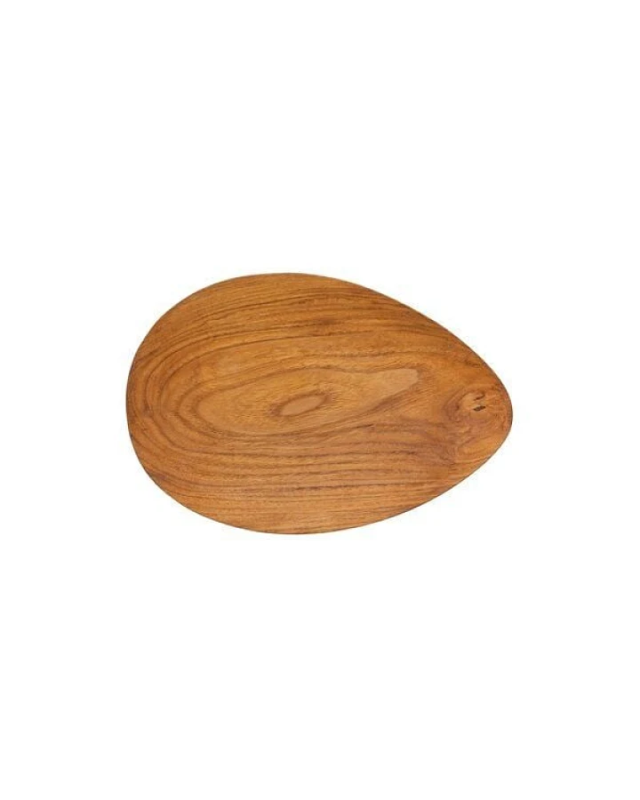 Originalhome Handgefertigte Teakholz Teller, M – zero waste, vegan & fair produziert.