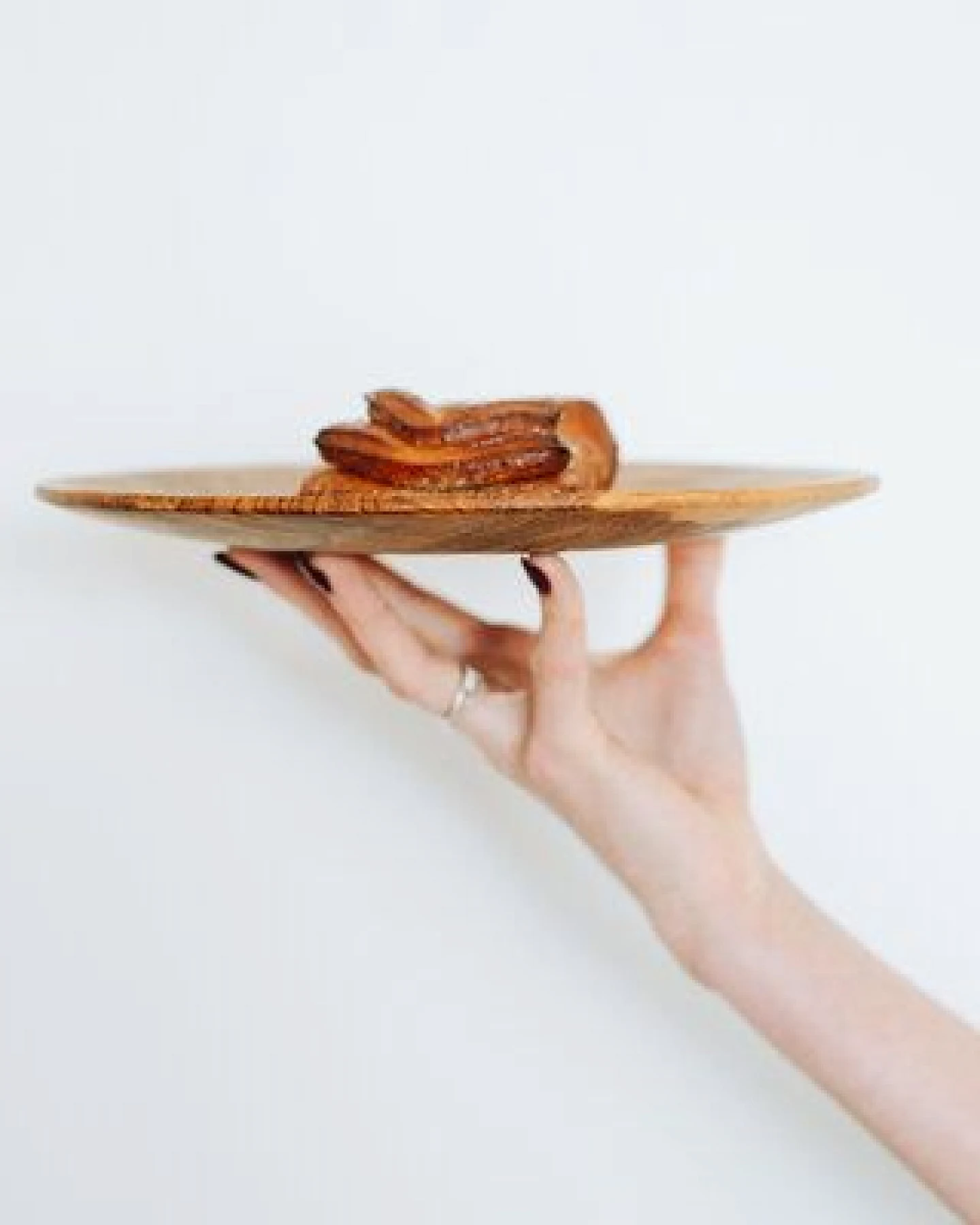 Originalhome Handgefertigte Teakholz Teller, M – zero waste, vegan & fair produziert. – Ansicht 4