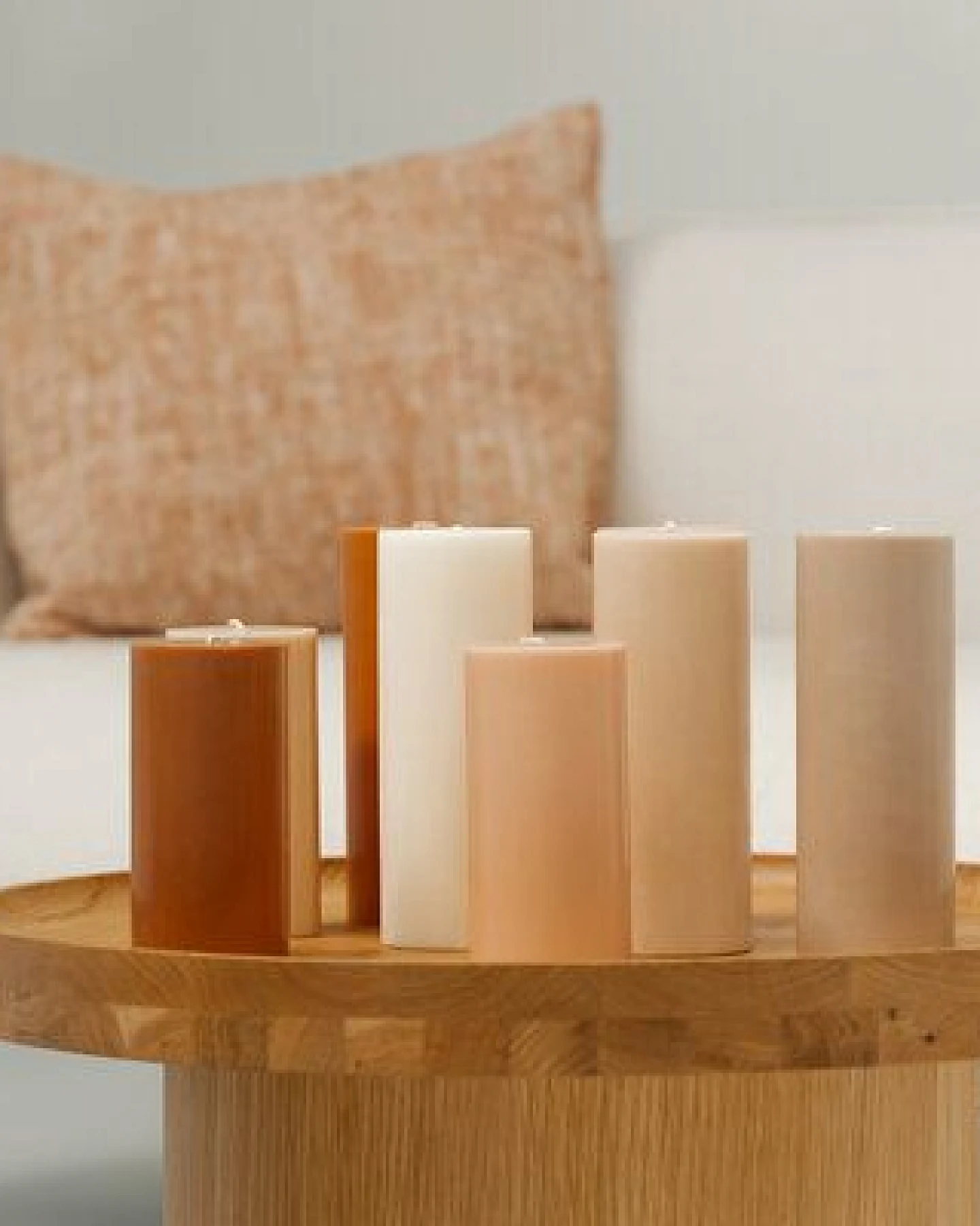 Originalhome Geruchsneutrale Stumpenkerze Kleine – vegan & fair. – Ansicht 3