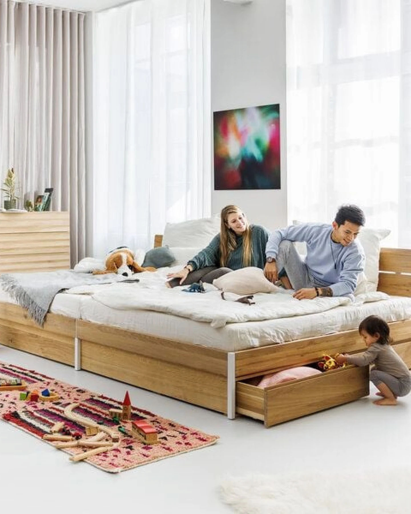 ekomia Familienbett Luna Storage – Ansicht 3