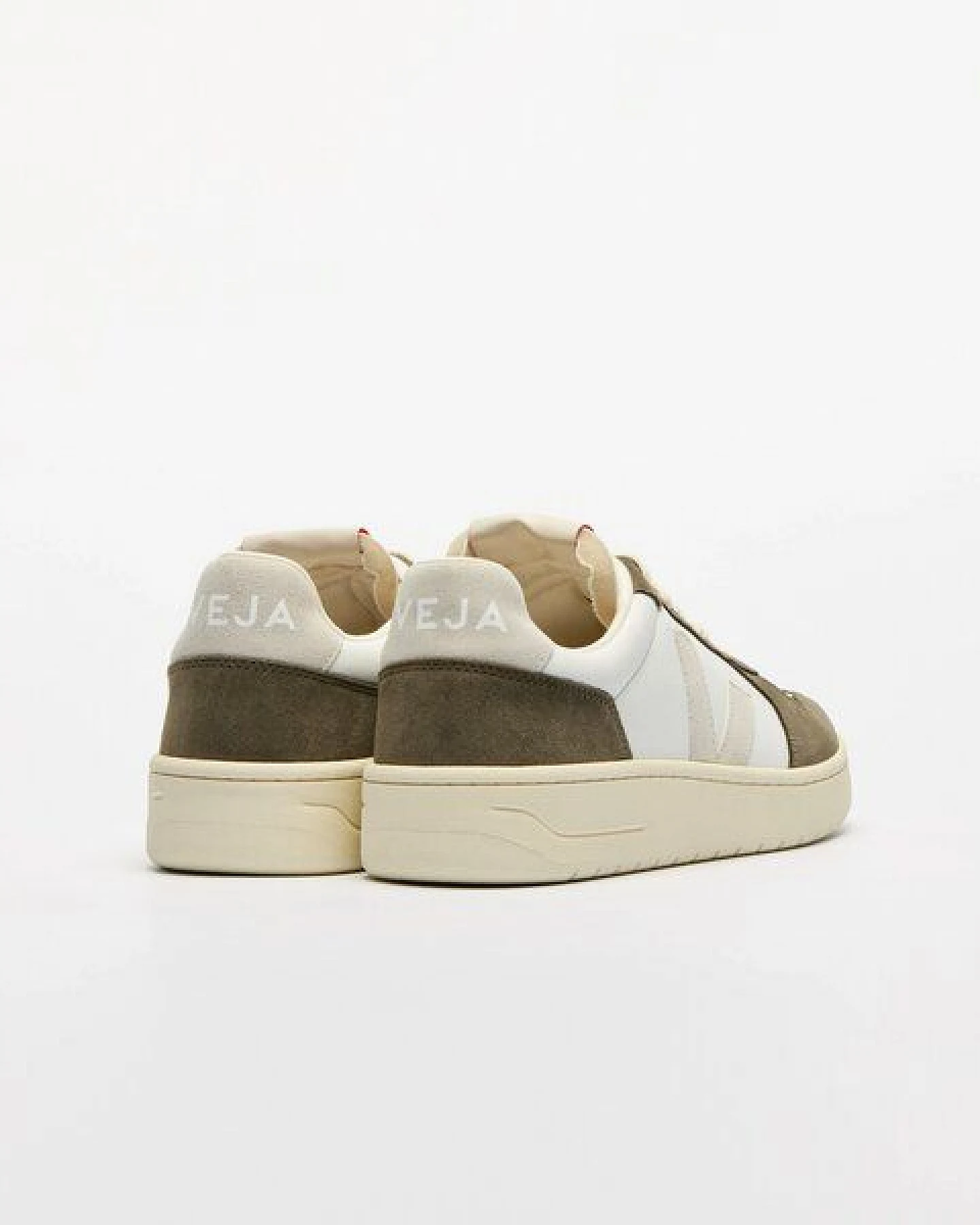 Veja V-82 Leather - white natural kaki MEN – Ansicht 4
