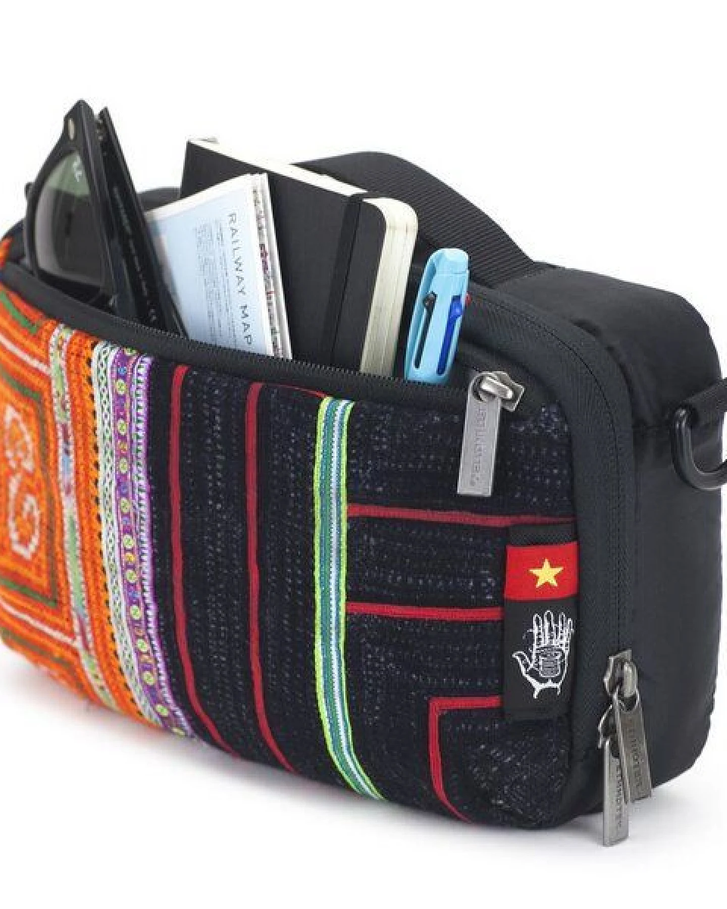 Ethnotek Coyopa Mini Messenger Bag Vietnam 6 – Ansicht 2