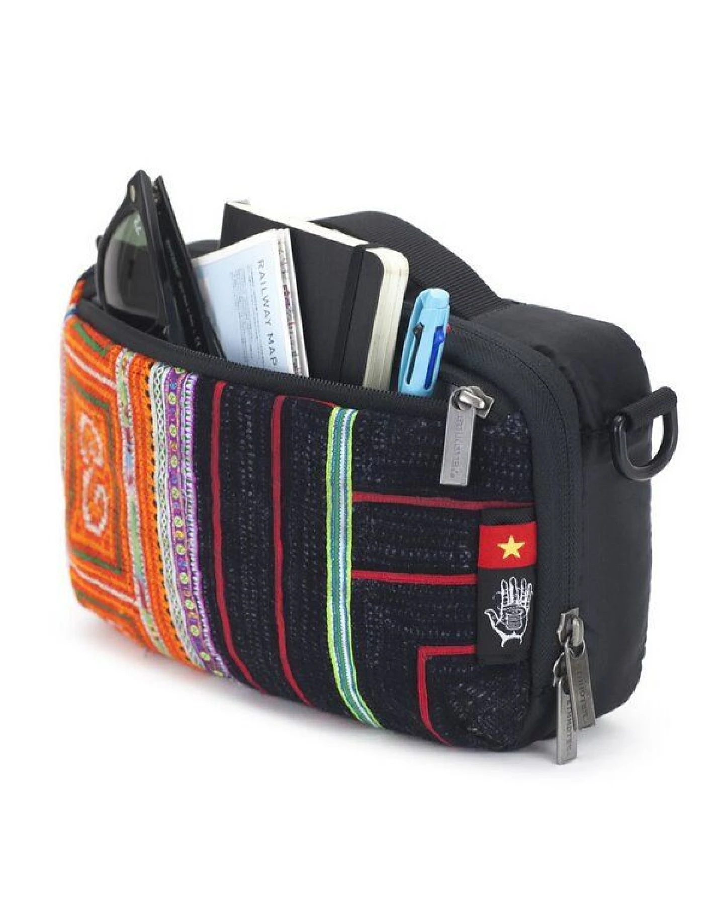 Ethnotek Coyopa Mini Messenger Bag Vietnam 6 – Ansicht 2