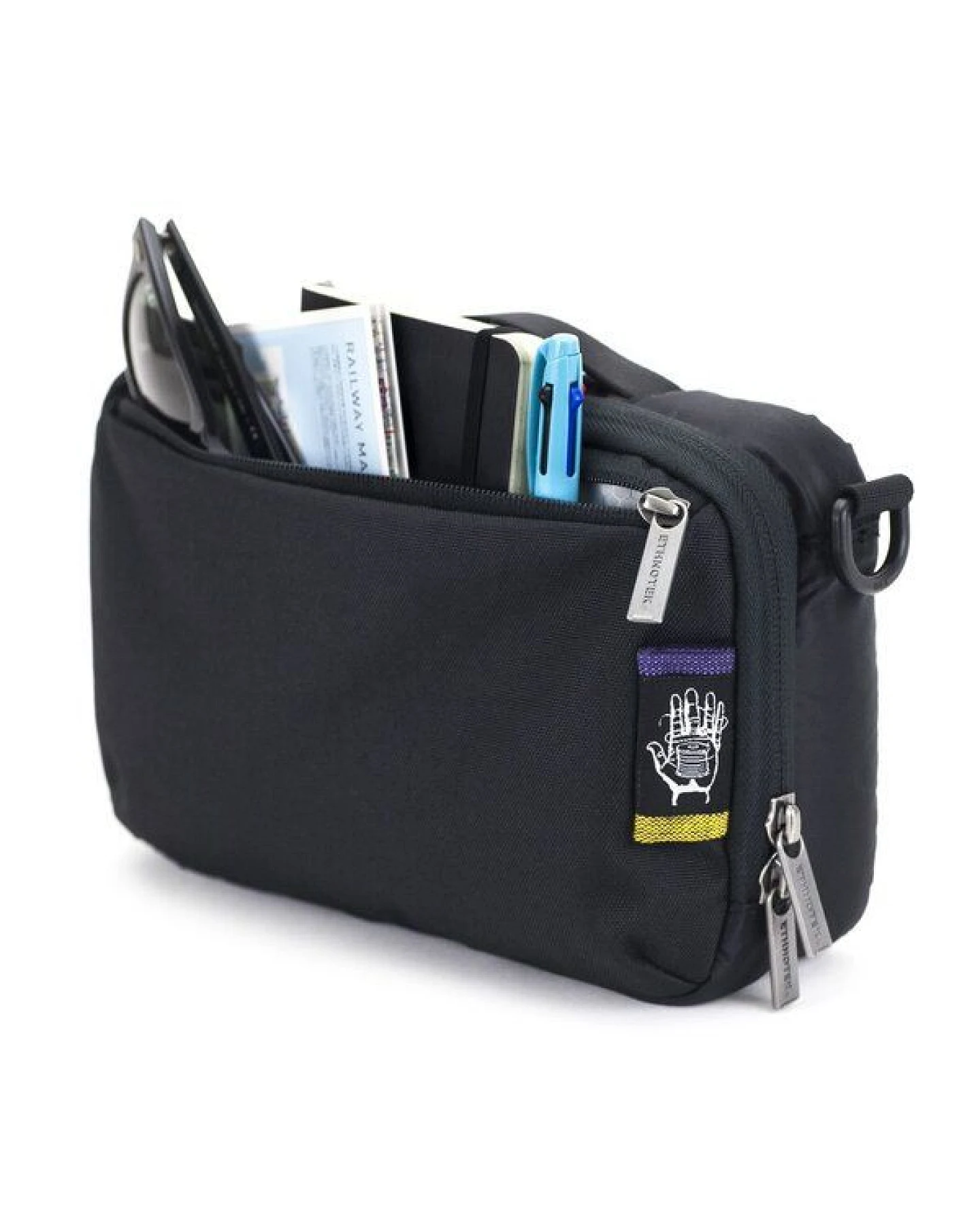 Ethnotek Coyopa Mini Messenger Bag Ballistic Black – Ansicht 2