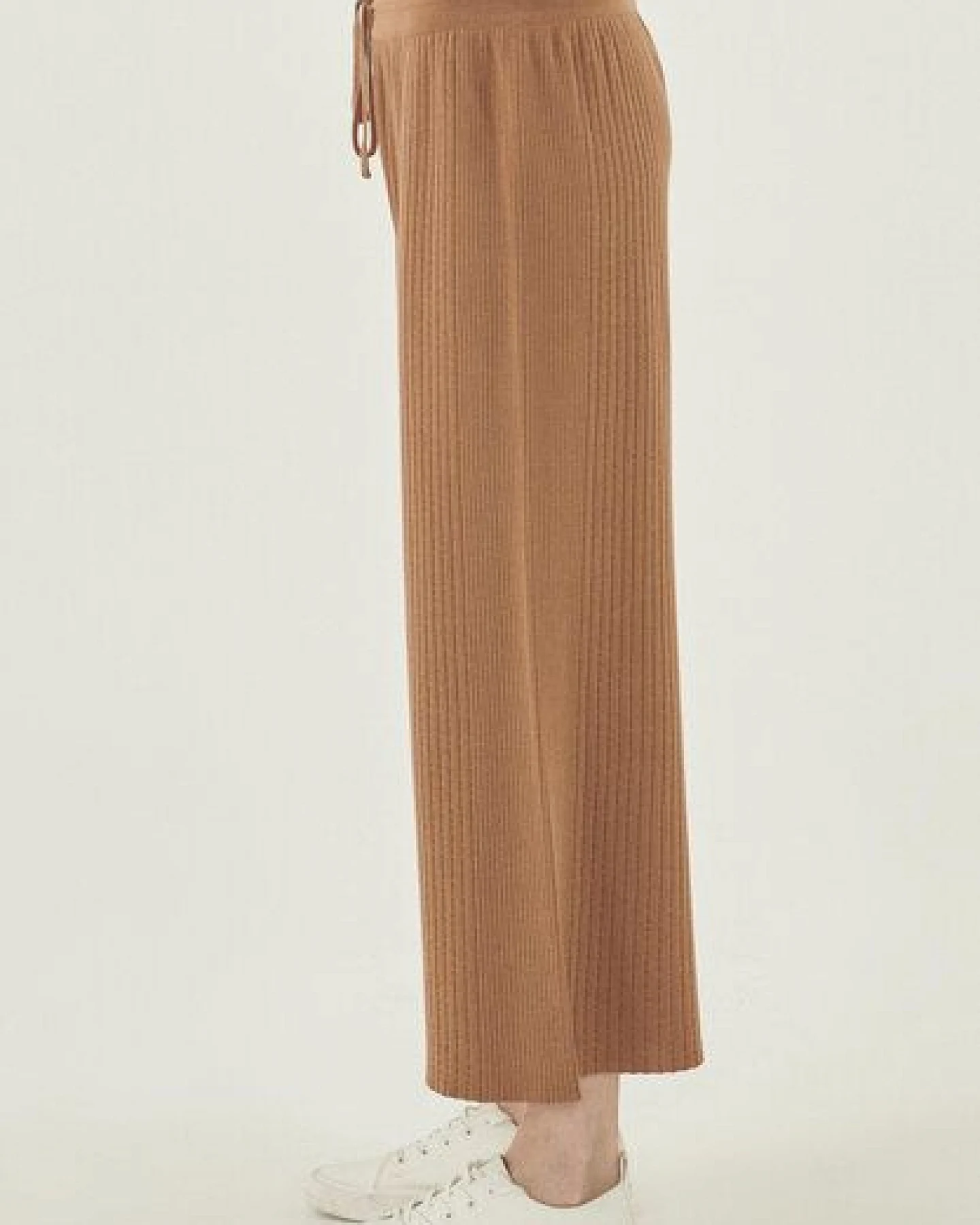 ORGANICATION Gerippte Strickhose aus TENCEL Lyocell – Ansicht 3