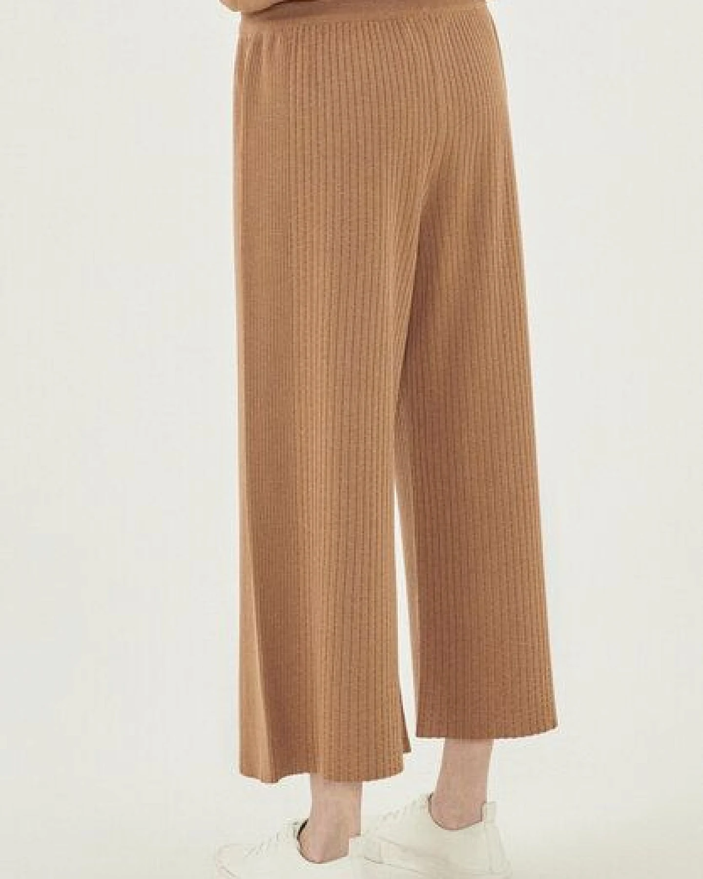 ORGANICATION Gerippte Strickhose aus TENCEL Lyocell – Ansicht 4