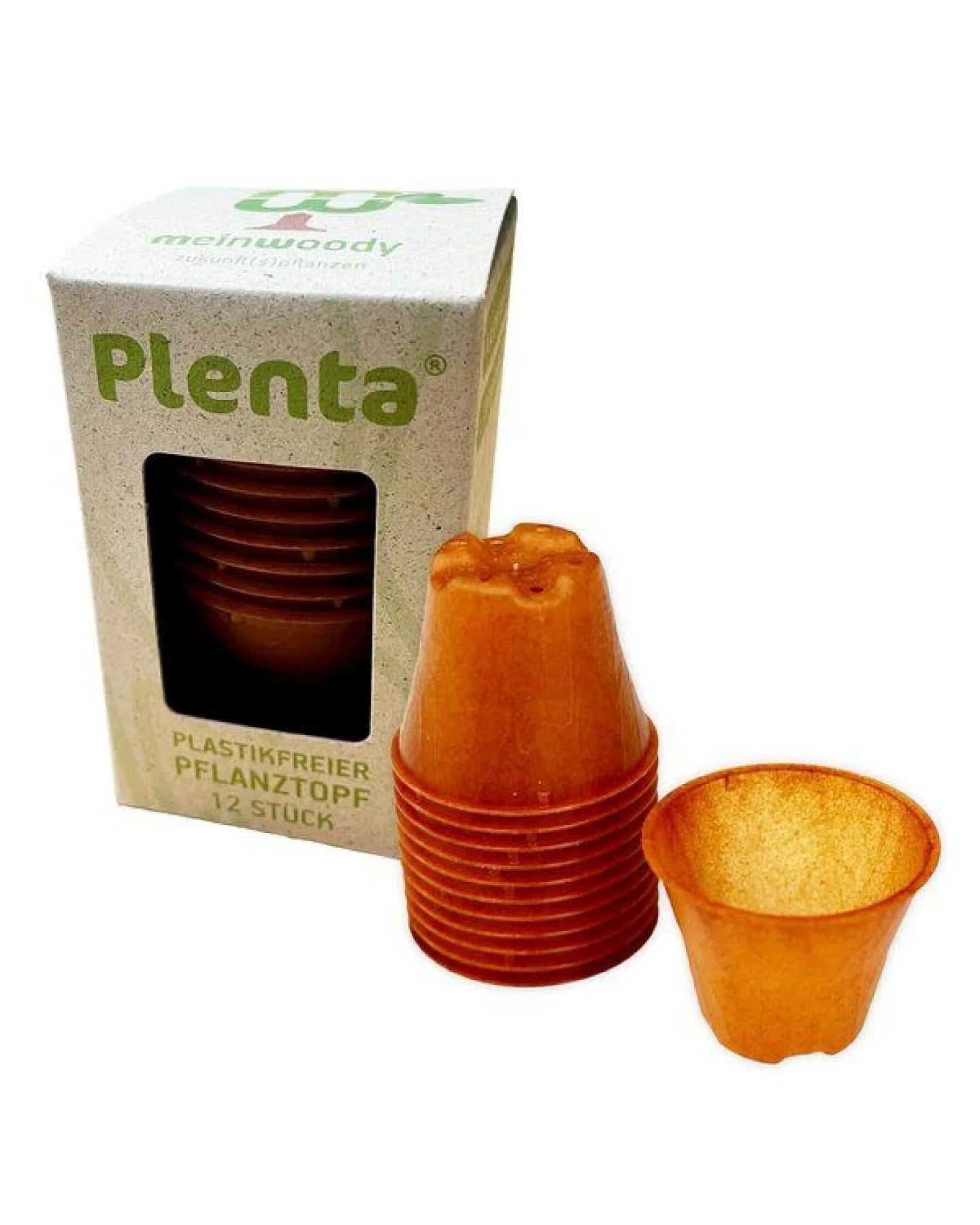 meinwoody Plastikfreier Pflanztopf Plenta – 6 cm – Ansicht 2