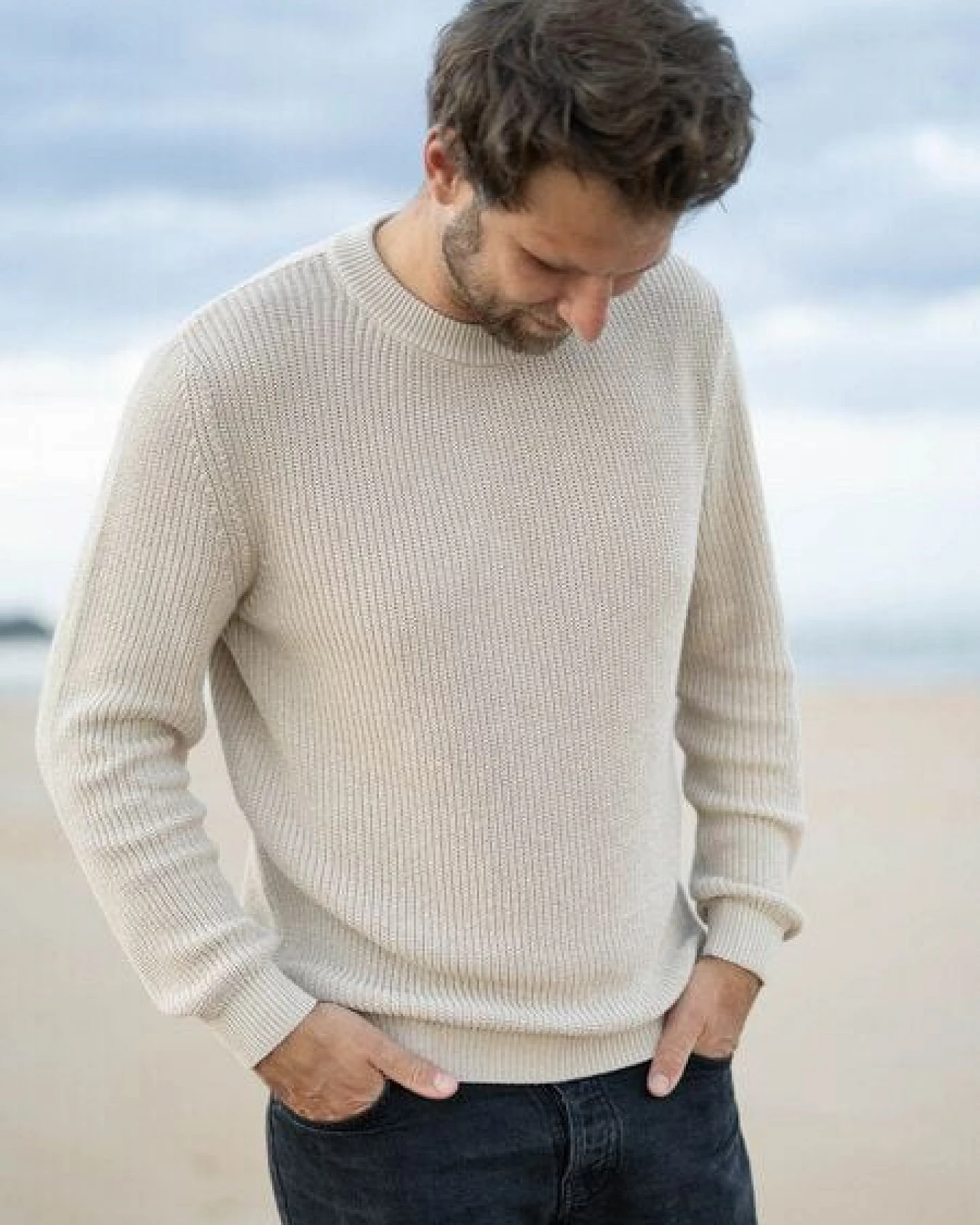 FUXBAU 4Seasons Männer Strickpullover – Ansicht 3