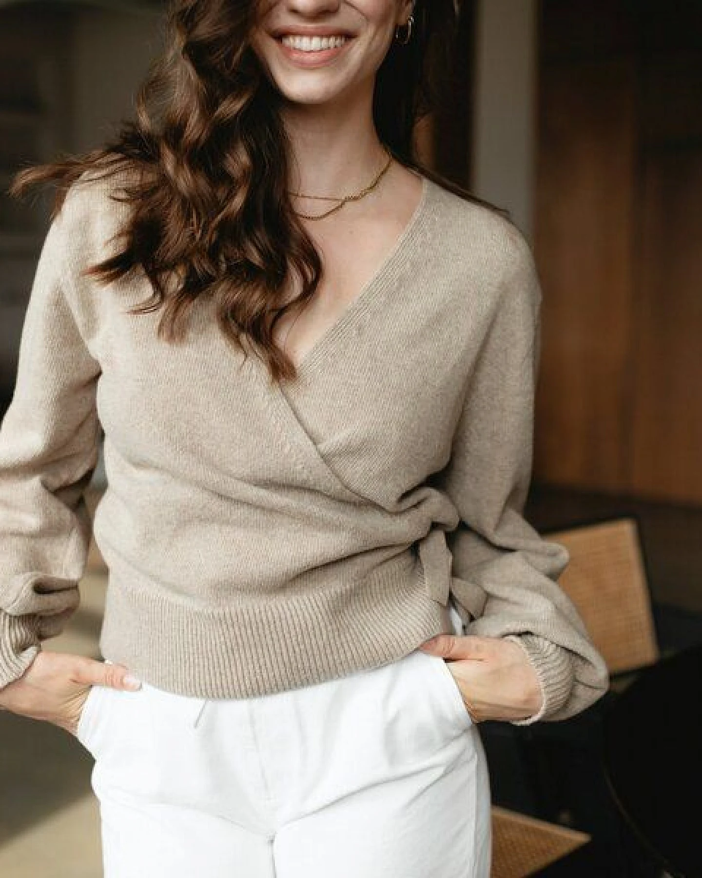 NORDLICHT Wickelcardigan Mona – Ansicht 2