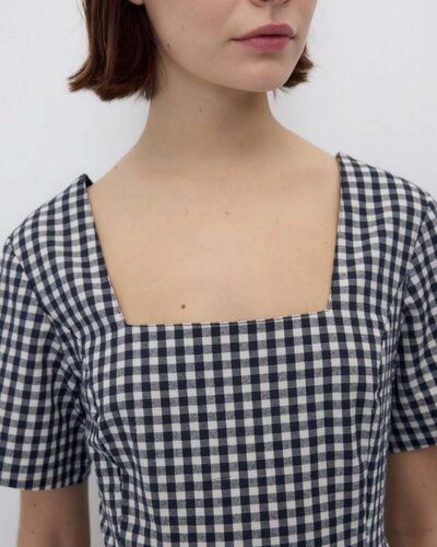 Rita Row Chrissie Dress - Black Gingham – Ansicht 2