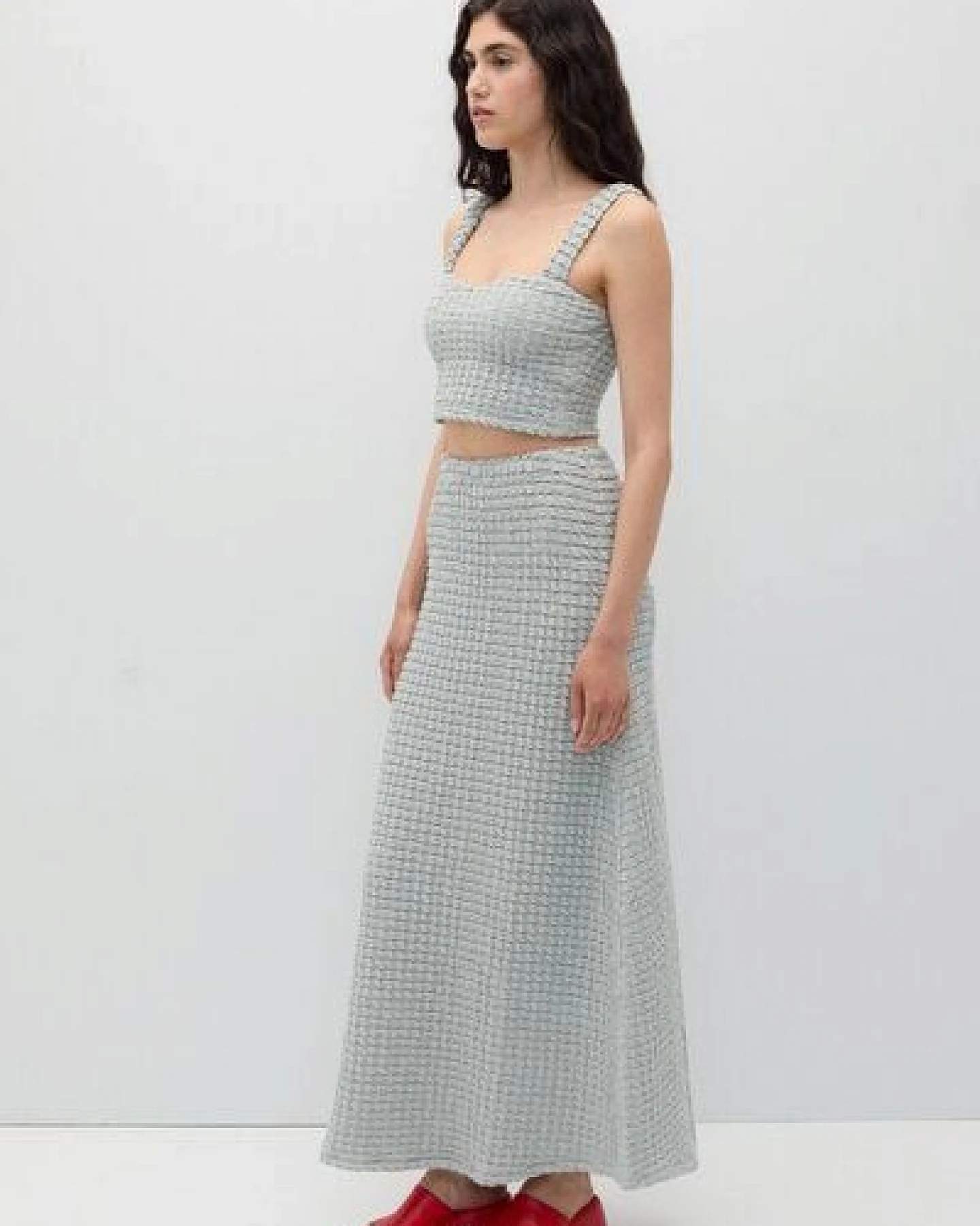 Rita Row Danae Skirt - Pearl – Ansicht 3