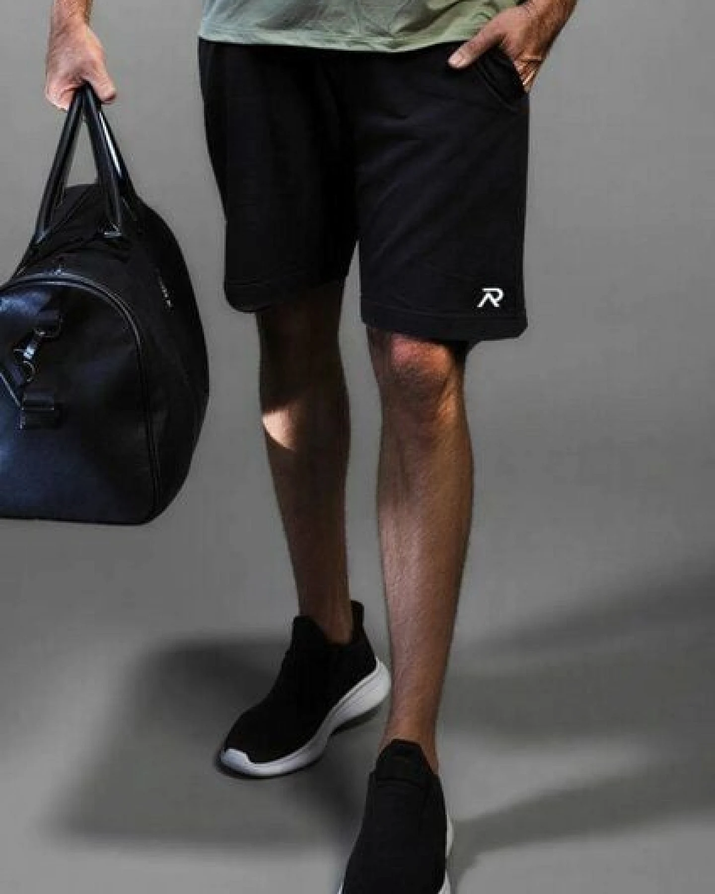 Re-Athlete ICON Bambus Herren Shorts - black – Ansicht 2