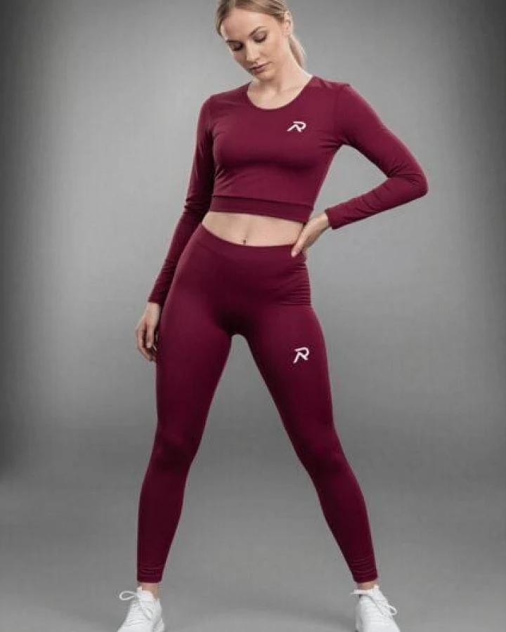 Re-Athlete ICON Recycelte Damen Tights - berry (limited edition)