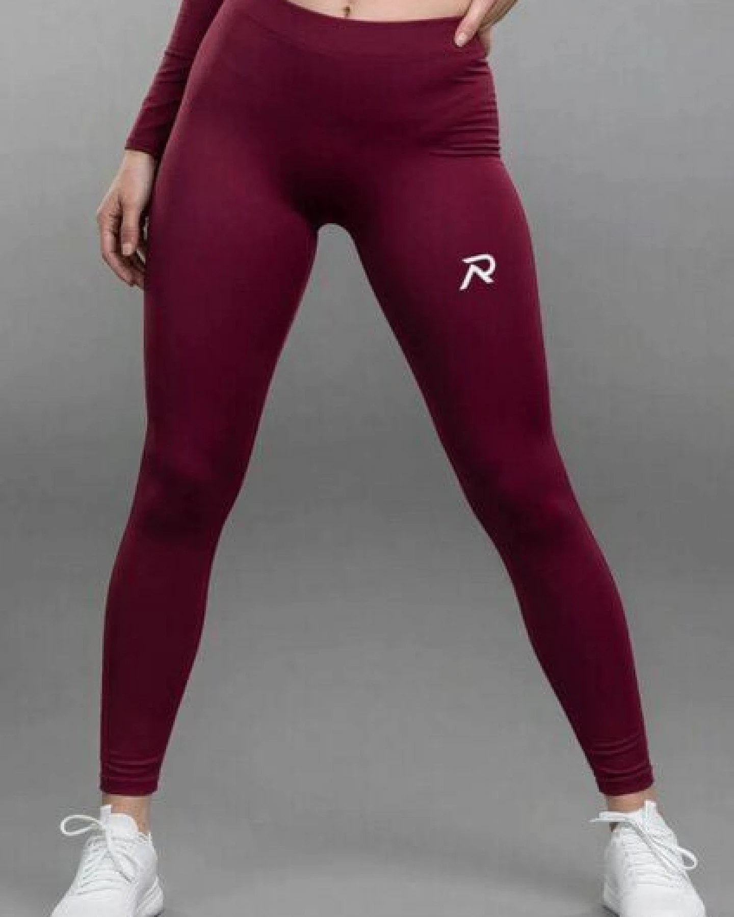 Re-Athlete ICON Recycelte Damen Tights - berry (limited edition) – Ansicht 2