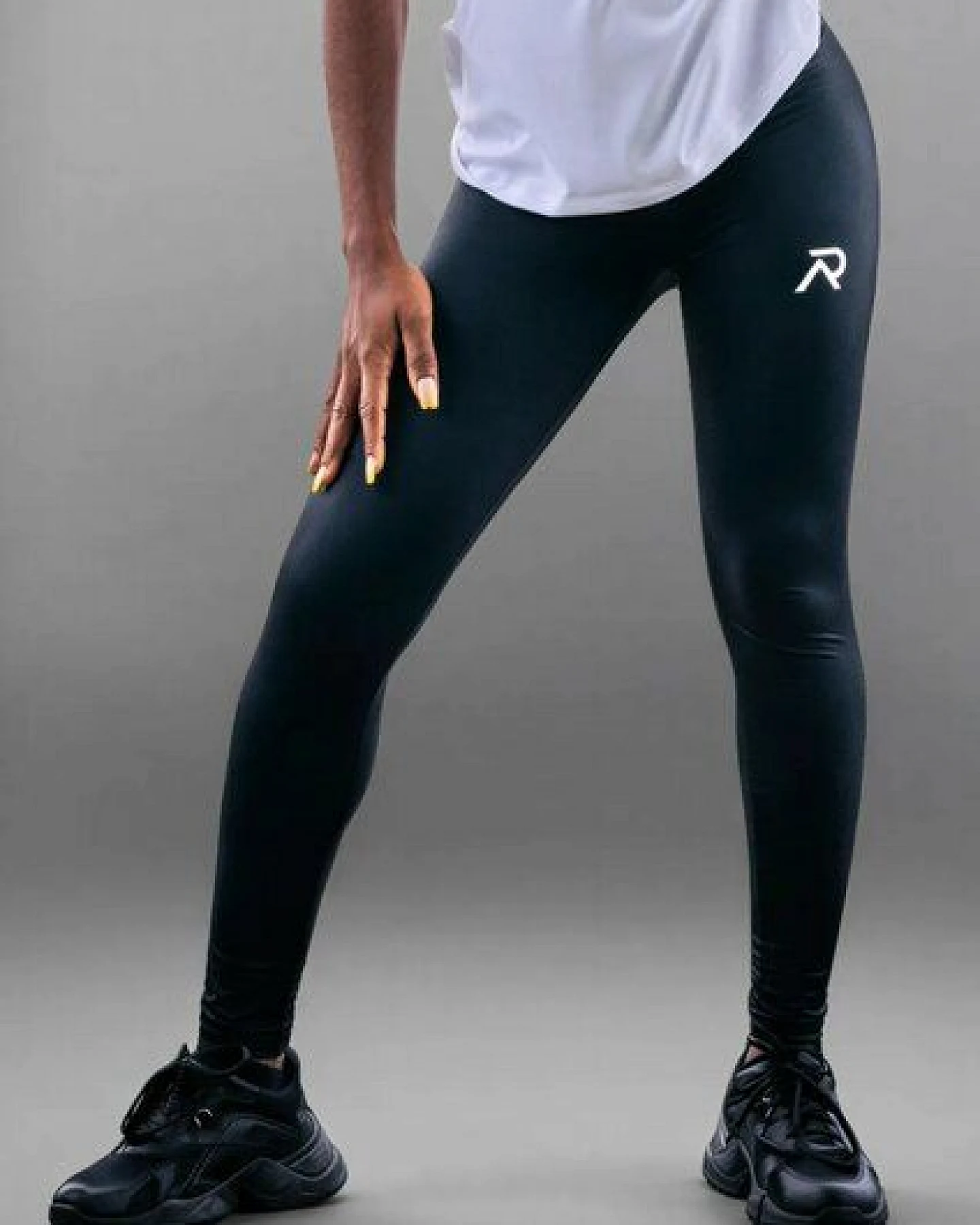 Re-Athlete ICON Recycelte Damen Tights - black (limited edition) – Ansicht 2