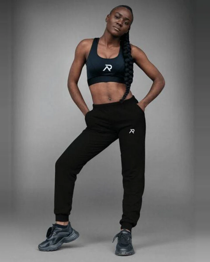 Re-Athlete ICON Cotton Damen Jogginghose - black