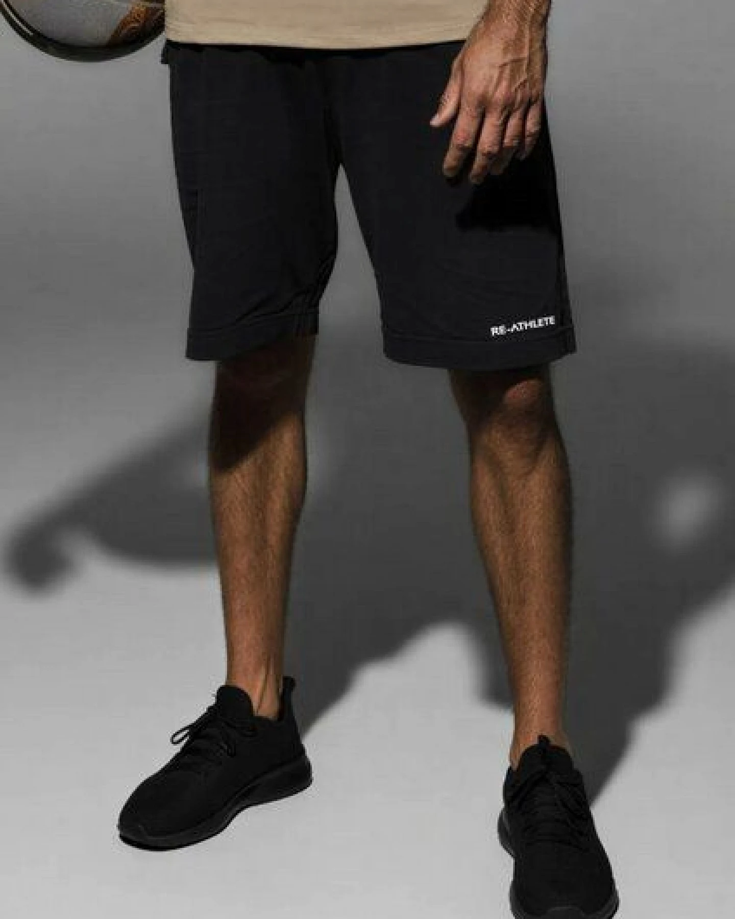 Re-Athlete CORE Bambus Herren Shorts - black – Ansicht 2