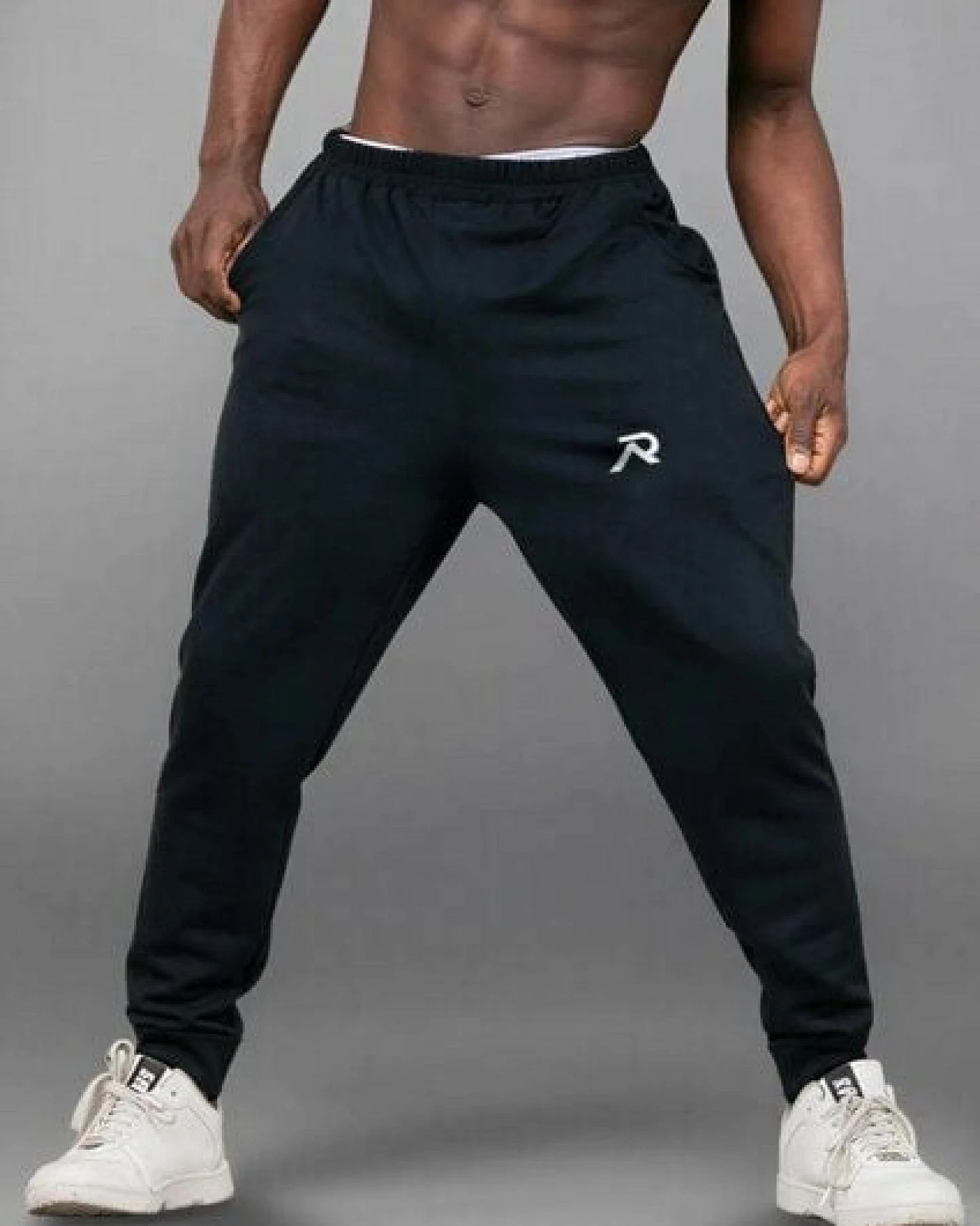 Re-Athlete ICON Cotton Herren Jogginghose - black – Ansicht 2