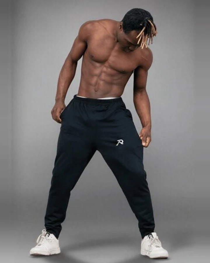 Re-Athlete ICON Cotton Herren Jogginghose - black